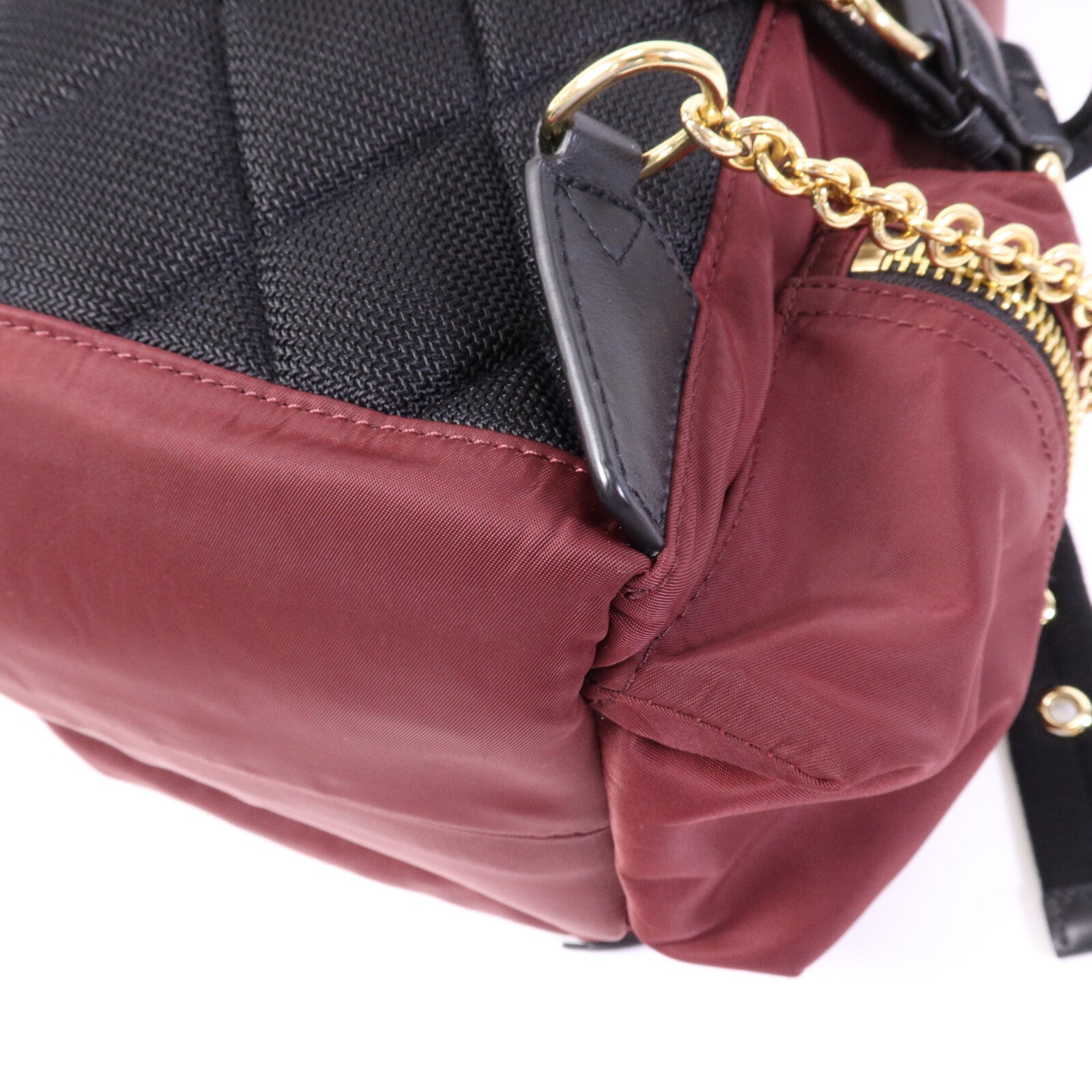 BURBERRY 尼龍Backpack金扣背包