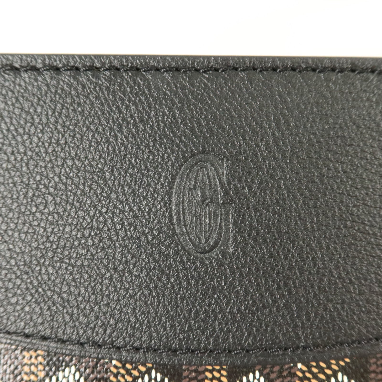 GOYARD 塗層帆布Hirondelle Bag銀扣肩背袋