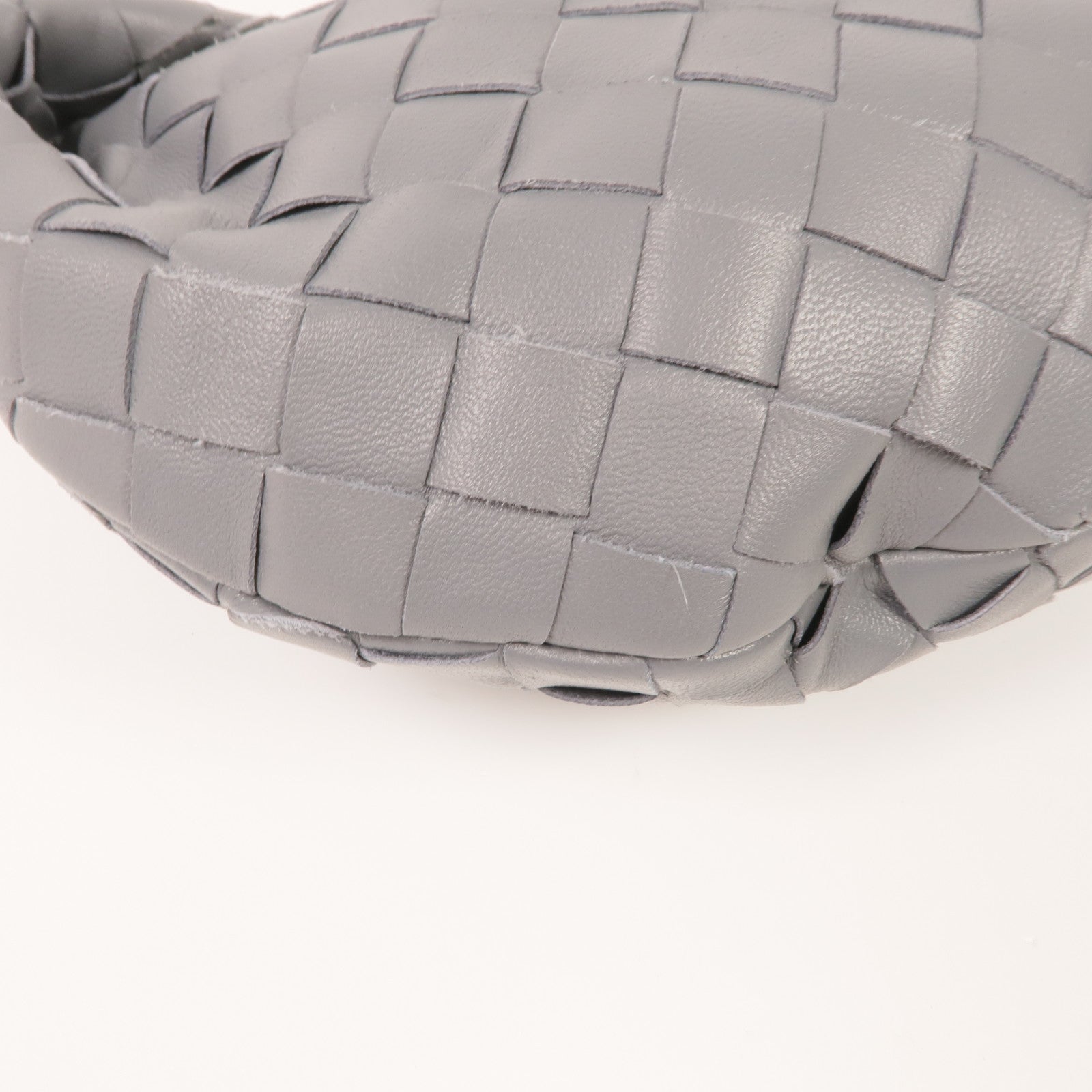 BOTTEGA VENETA 織紋皮革Mini Jodi金扣手挽袋