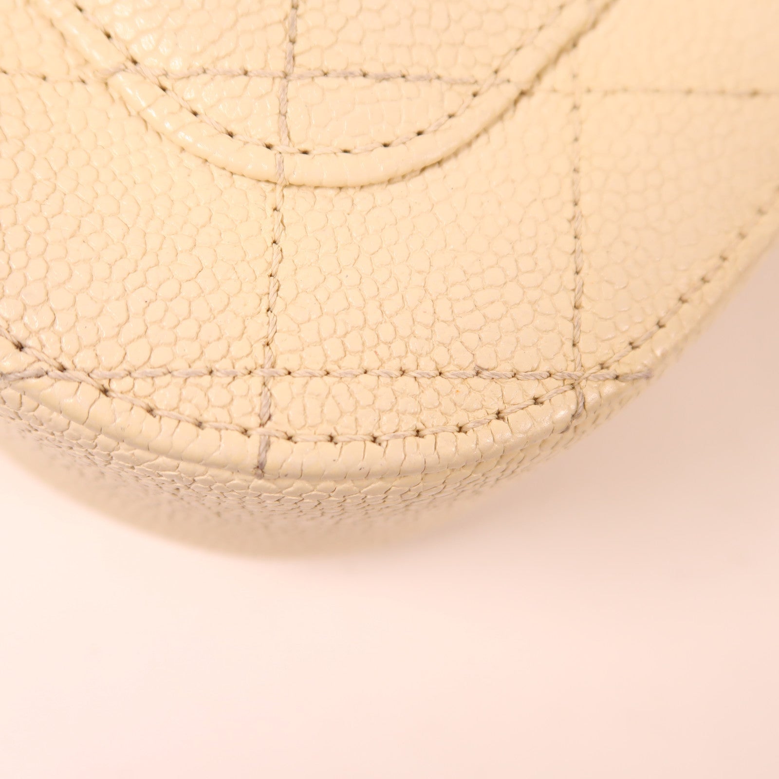 CHANEL 牛皮皮革Chain Shoulder金扣手挽肩背兩用袋