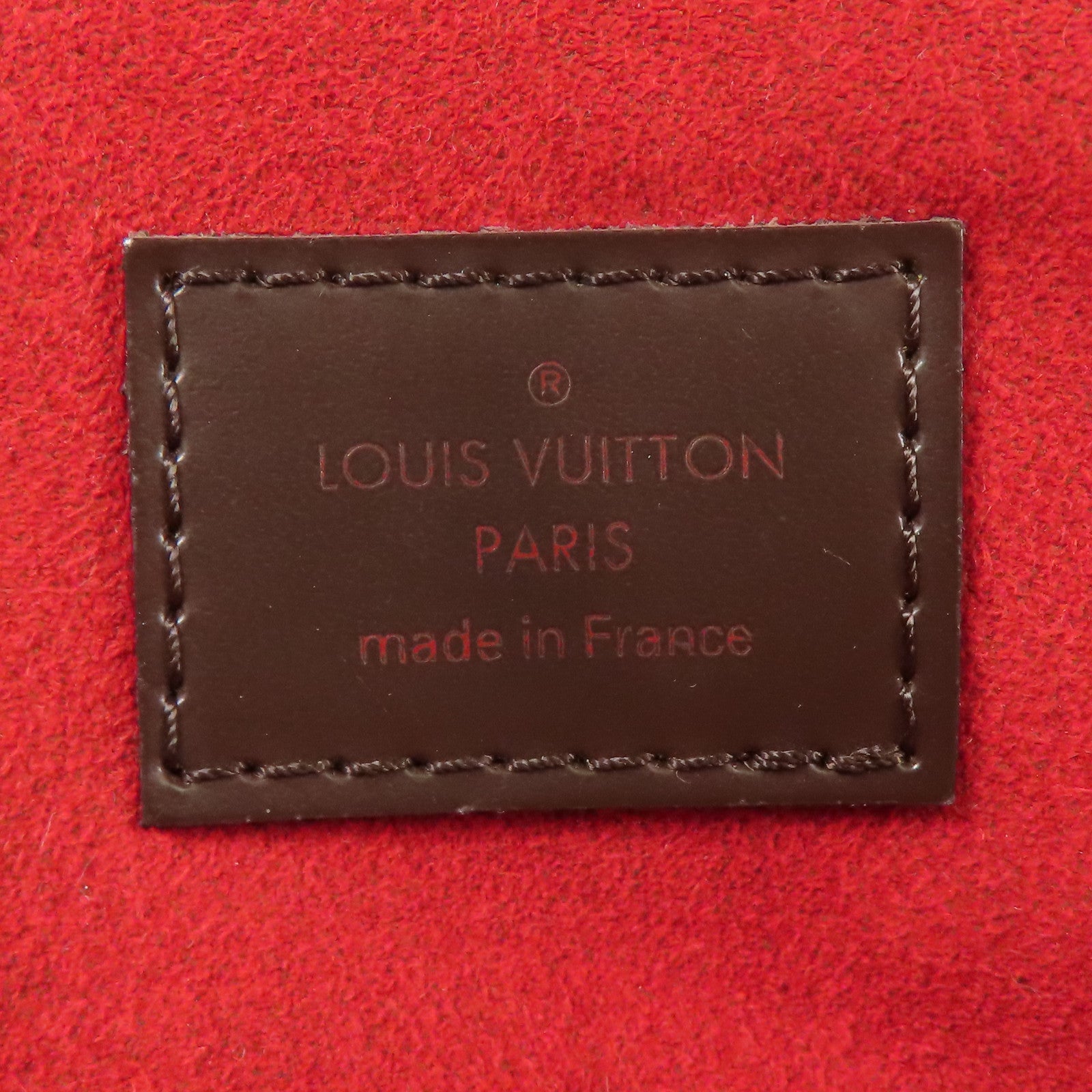 LOUIS VUITTON Damier Trevi金扣手挽肩背兩用袋