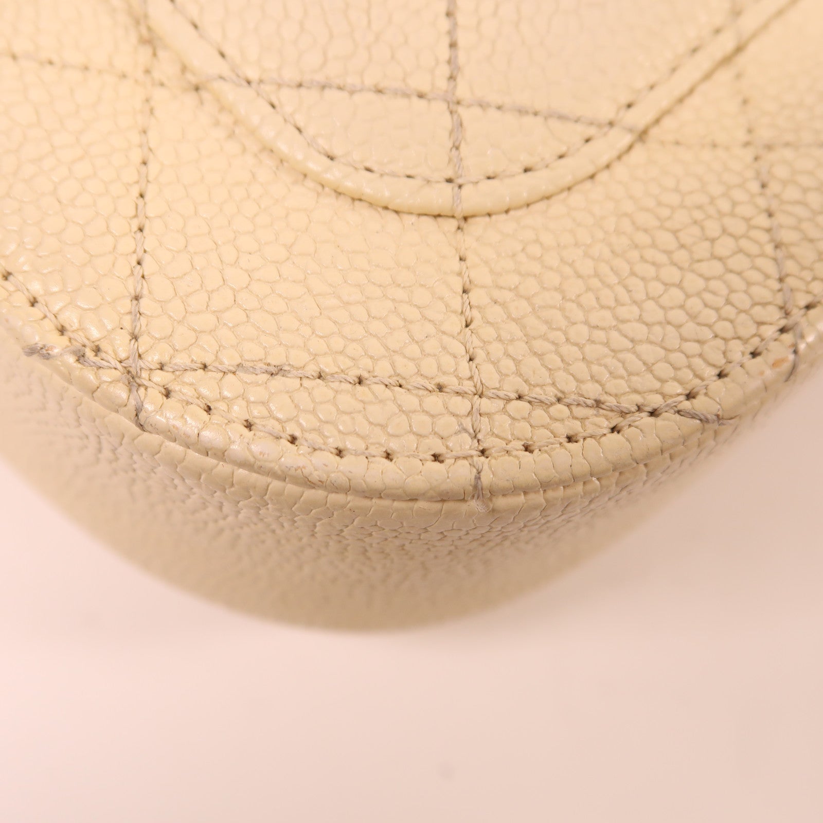 CHANEL 牛皮皮革Chain Shoulder金扣手挽肩背兩用袋