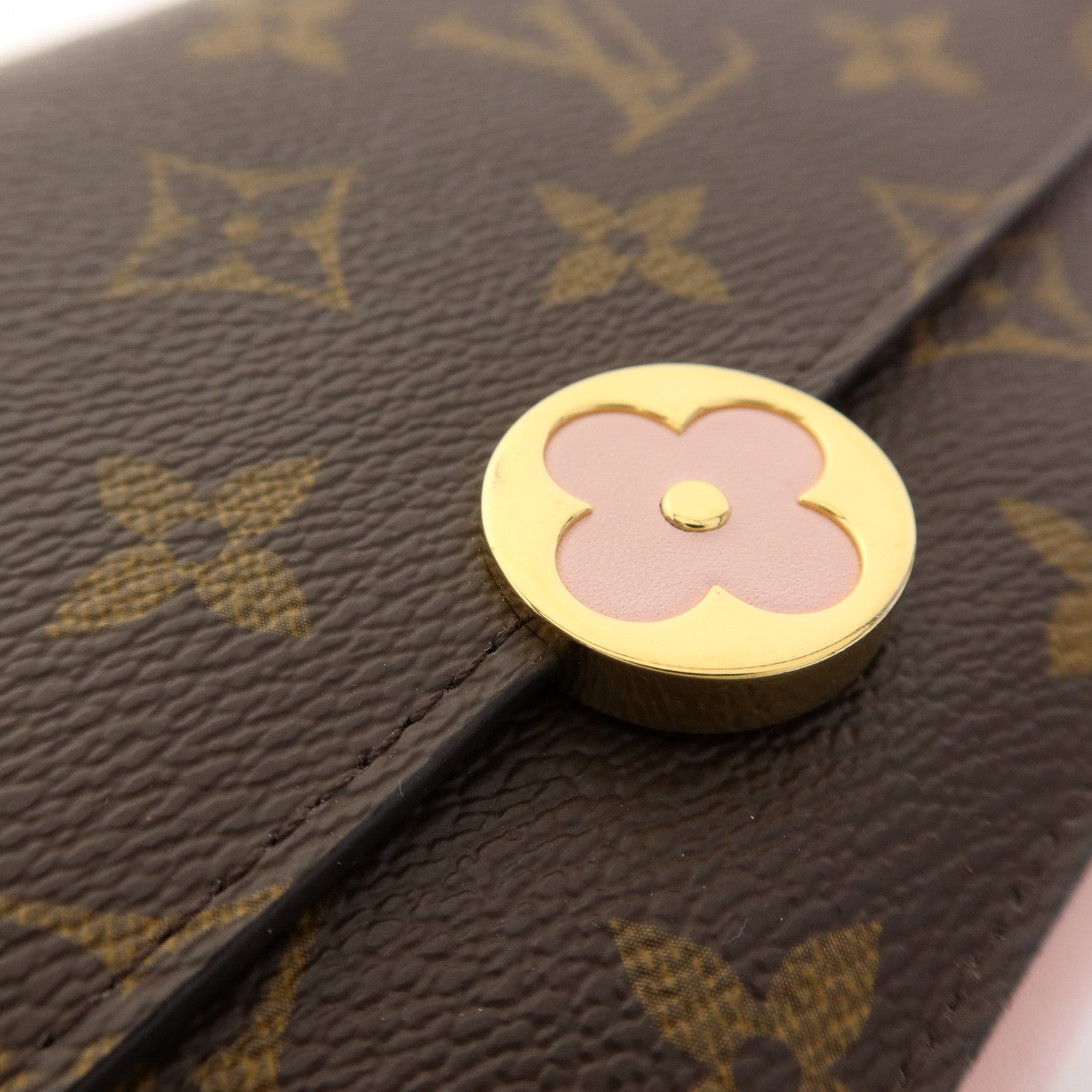 LOUIS VUITTON Monogram Long Bifold Wallet金扣長錢包