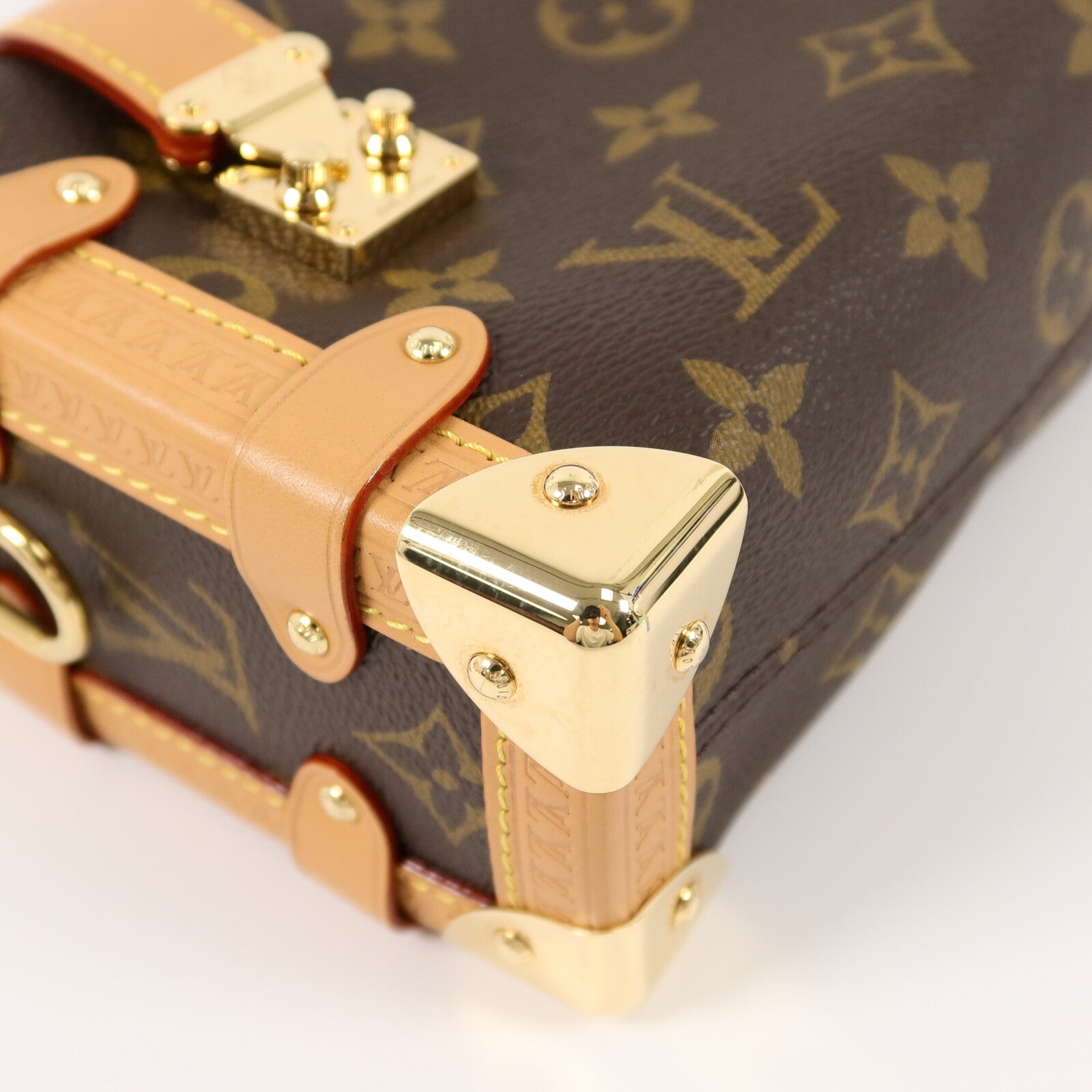 LOUIS VUITTON Monogram Side Trunk PM手挽肩背兩用袋