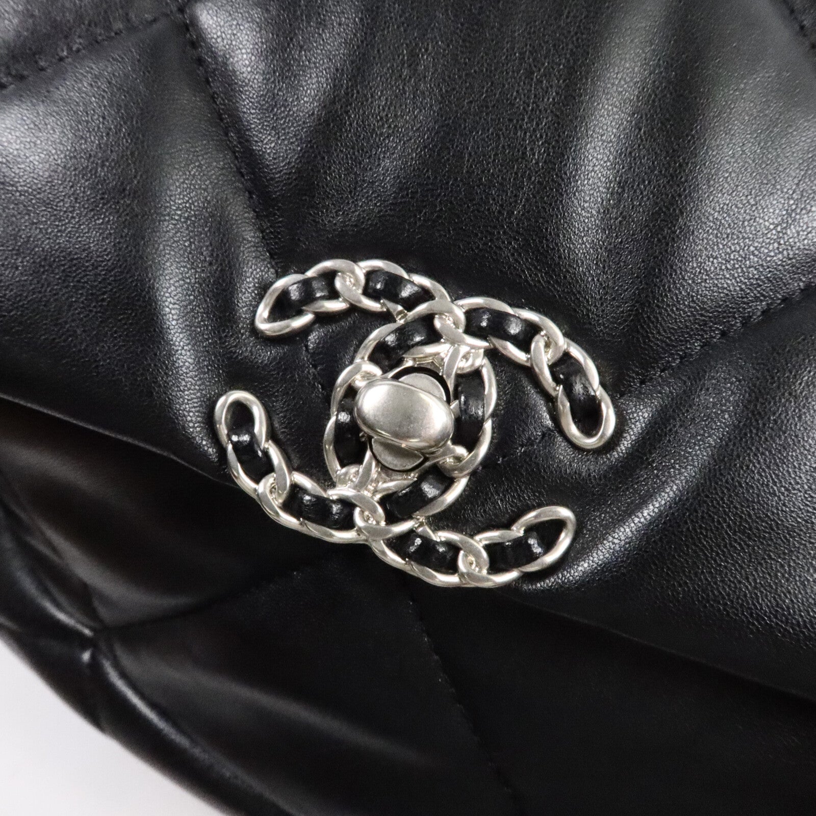 CHANEL 羊皮皮革Chanel 19 Large Shoulder Bag手挽肩背兩用袋