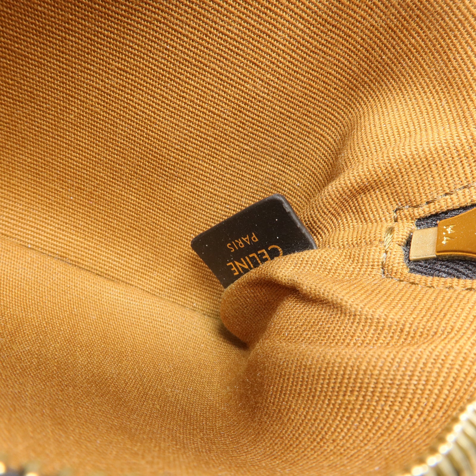 CELINE 塗層帆布Coin And Card Pouch金扣錢包