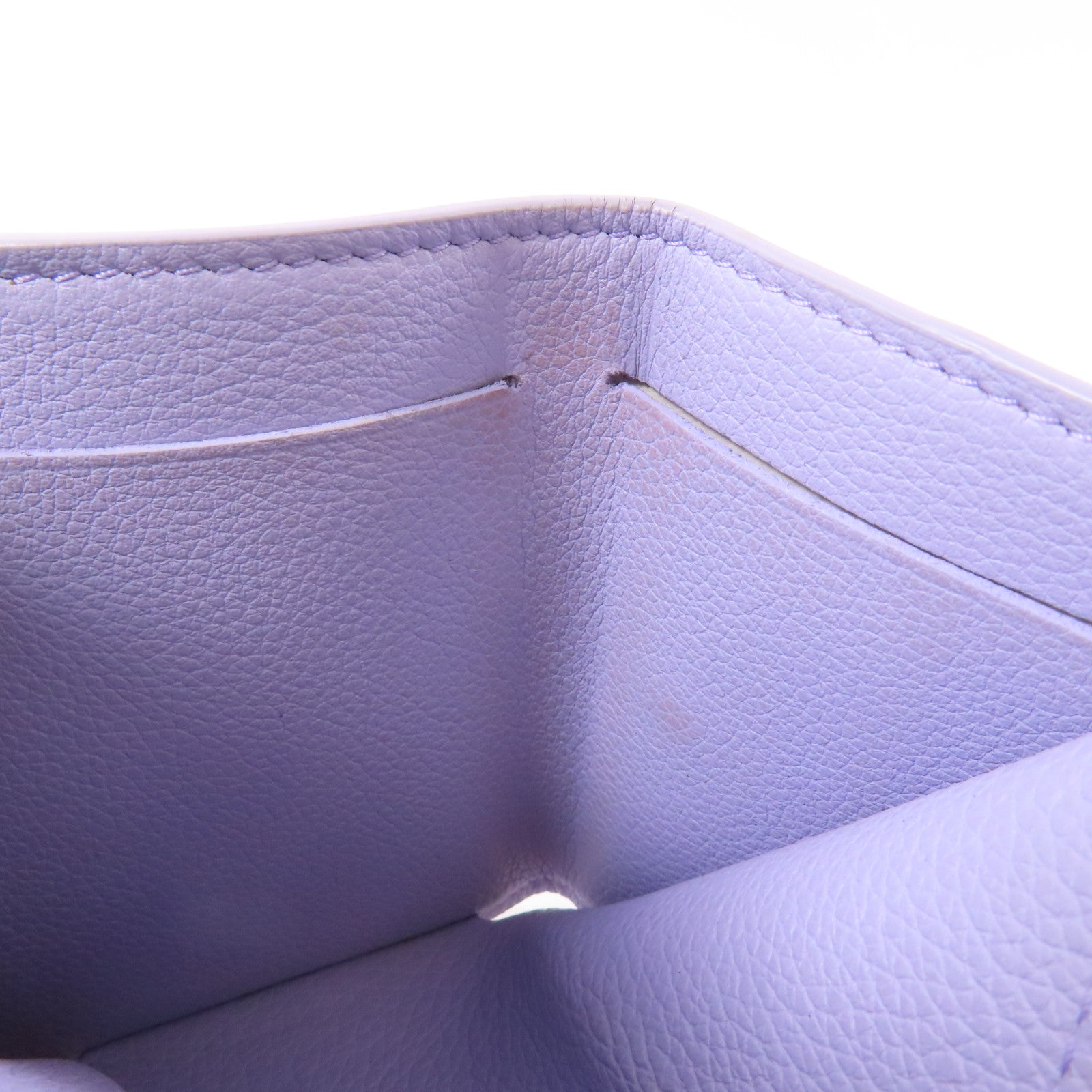 LOUIS VUITTON 牛皮皮革Lockmini Wallet銀扣錢包