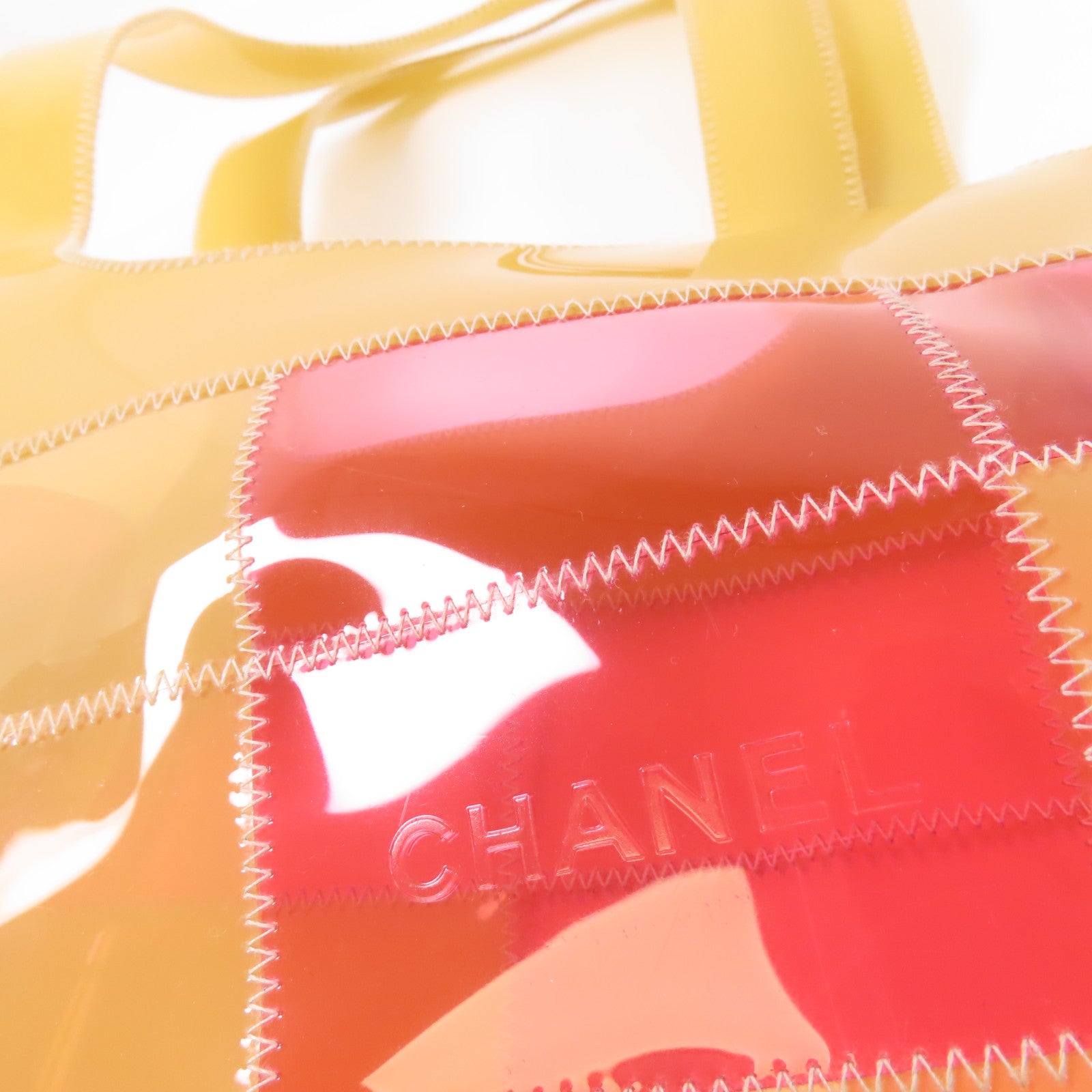 CHANEL 【激減優惠】PVC Patchwork Naked Tote手挽袋