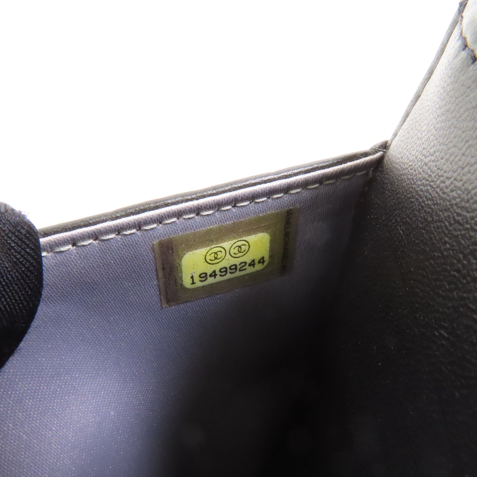 CHANEL 羊皮皮革WOC Wallet On Chain銀扣鏈帶肩背袋