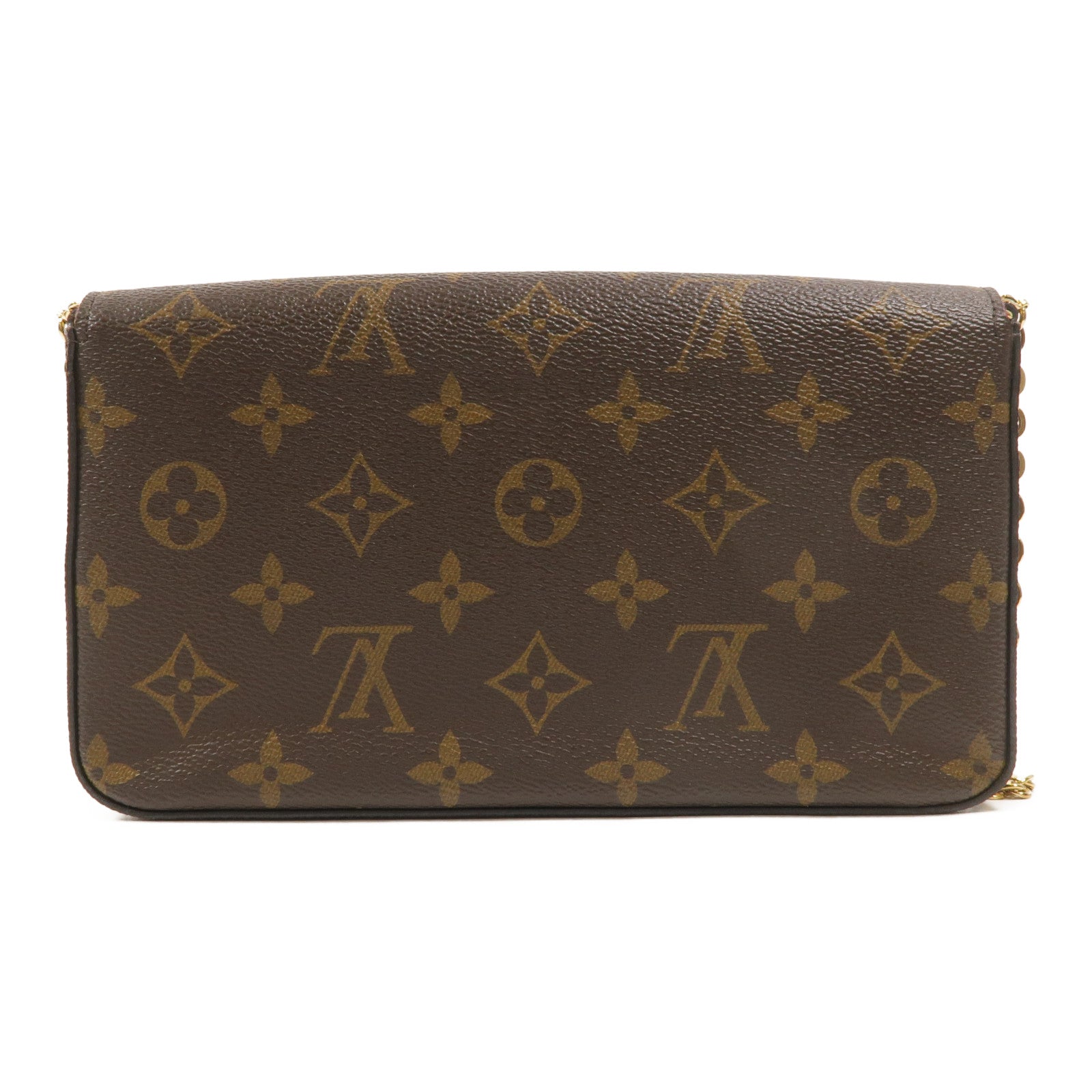 LOUIS VUITTON Monogram Pochette Felicie鏈帶肩背袋