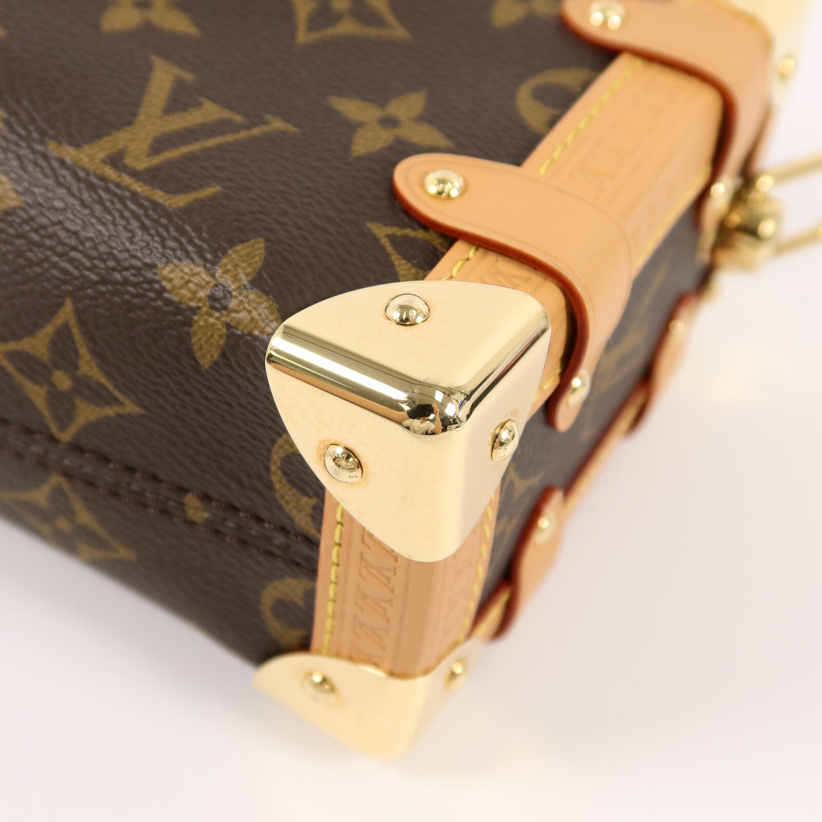 LOUIS VUITTON Monogram Side Trunk PM手挽肩背兩用袋