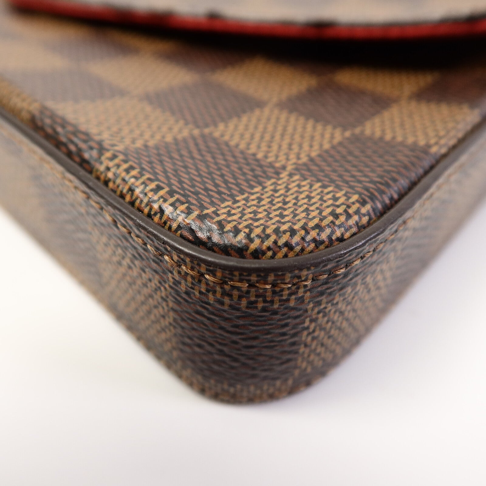 LOUIS VUITTON Damier Felice Pochette鏈帶肩背袋