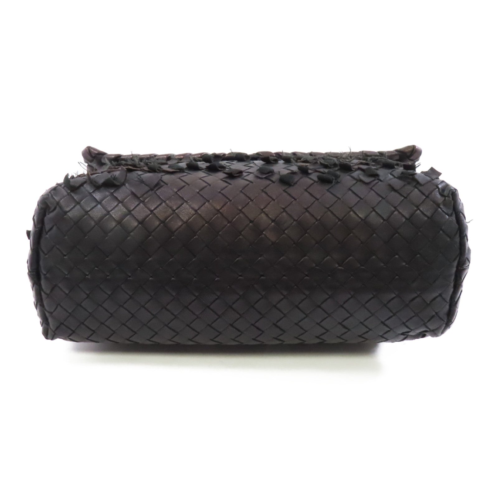BOTTEGA VENETA 織紋皮革Shoulder Bag肩背袋金屬棕色