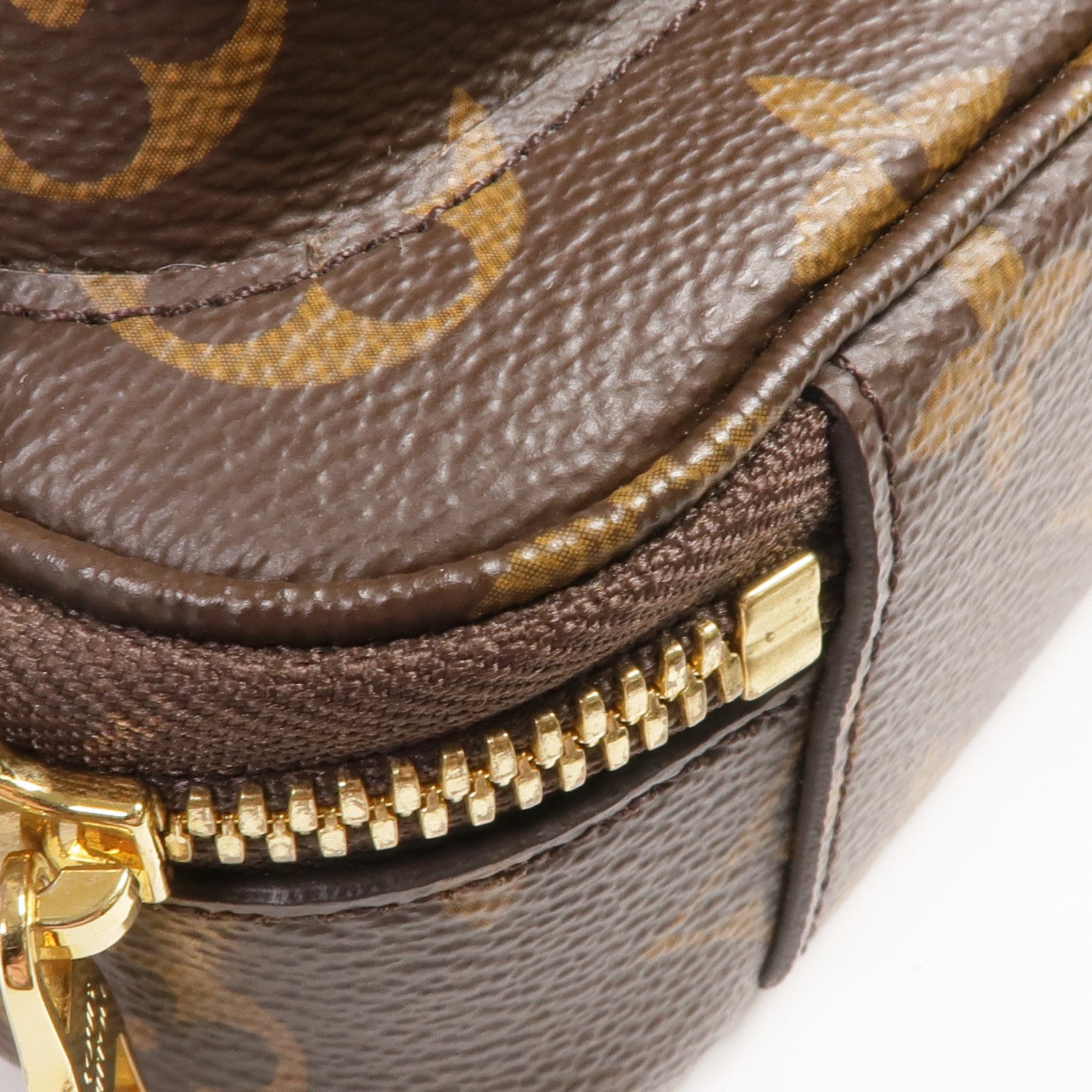 LOUIS VUITTON Monogram Utility金扣手挽肩背兩用袋棕色