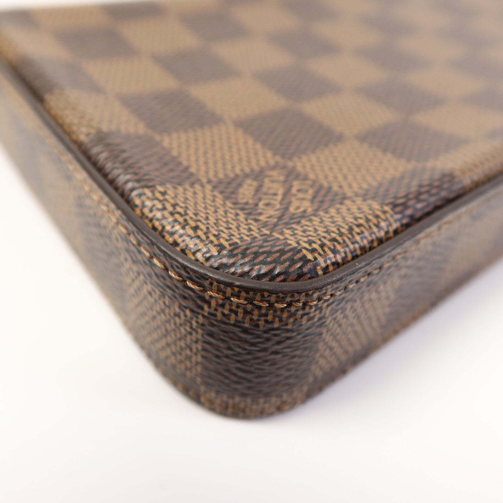 LOUIS VUITTON Damier Felice Pochette鏈帶肩背袋