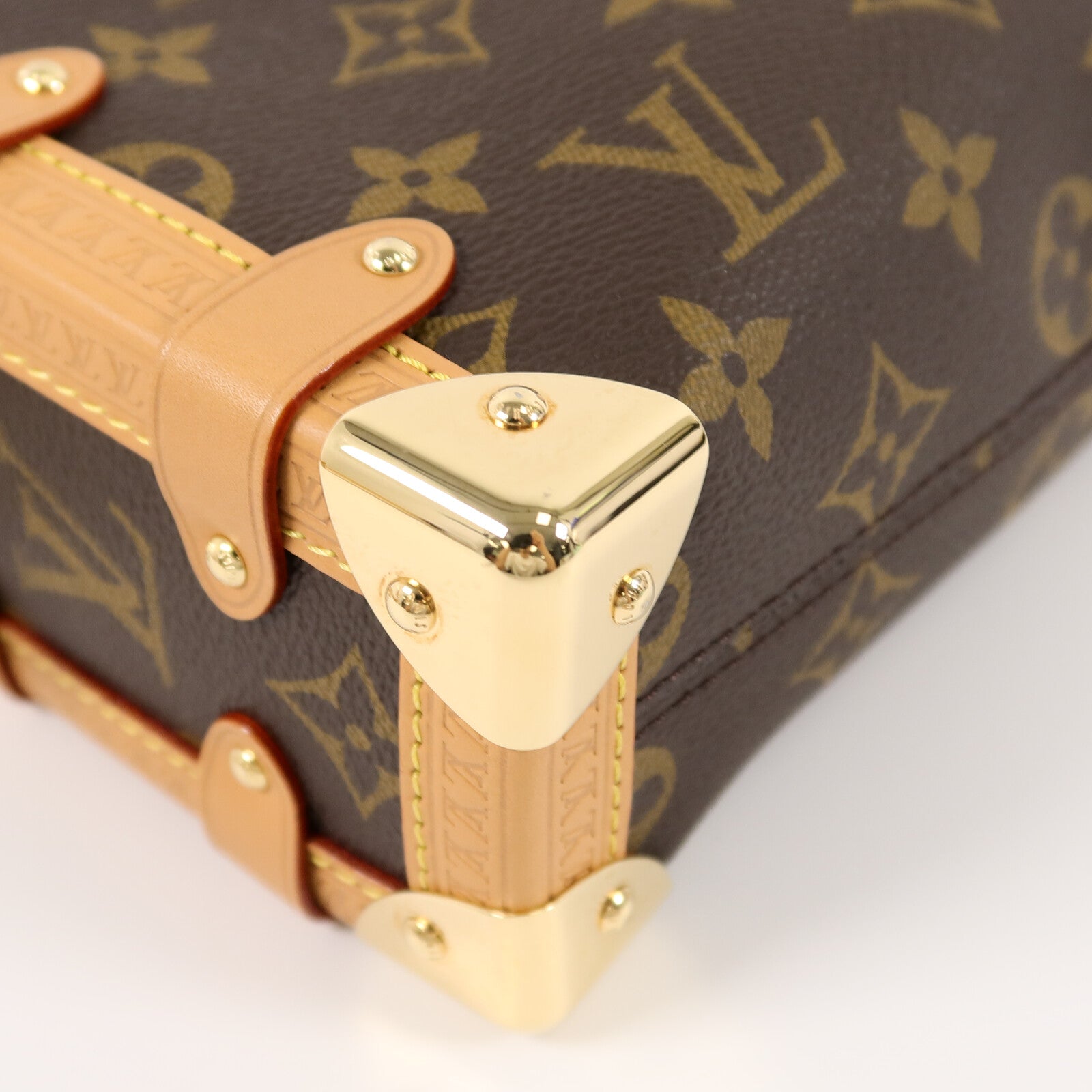 LOUIS VUITTON Monogram Side Trunk PM手挽肩背兩用袋
