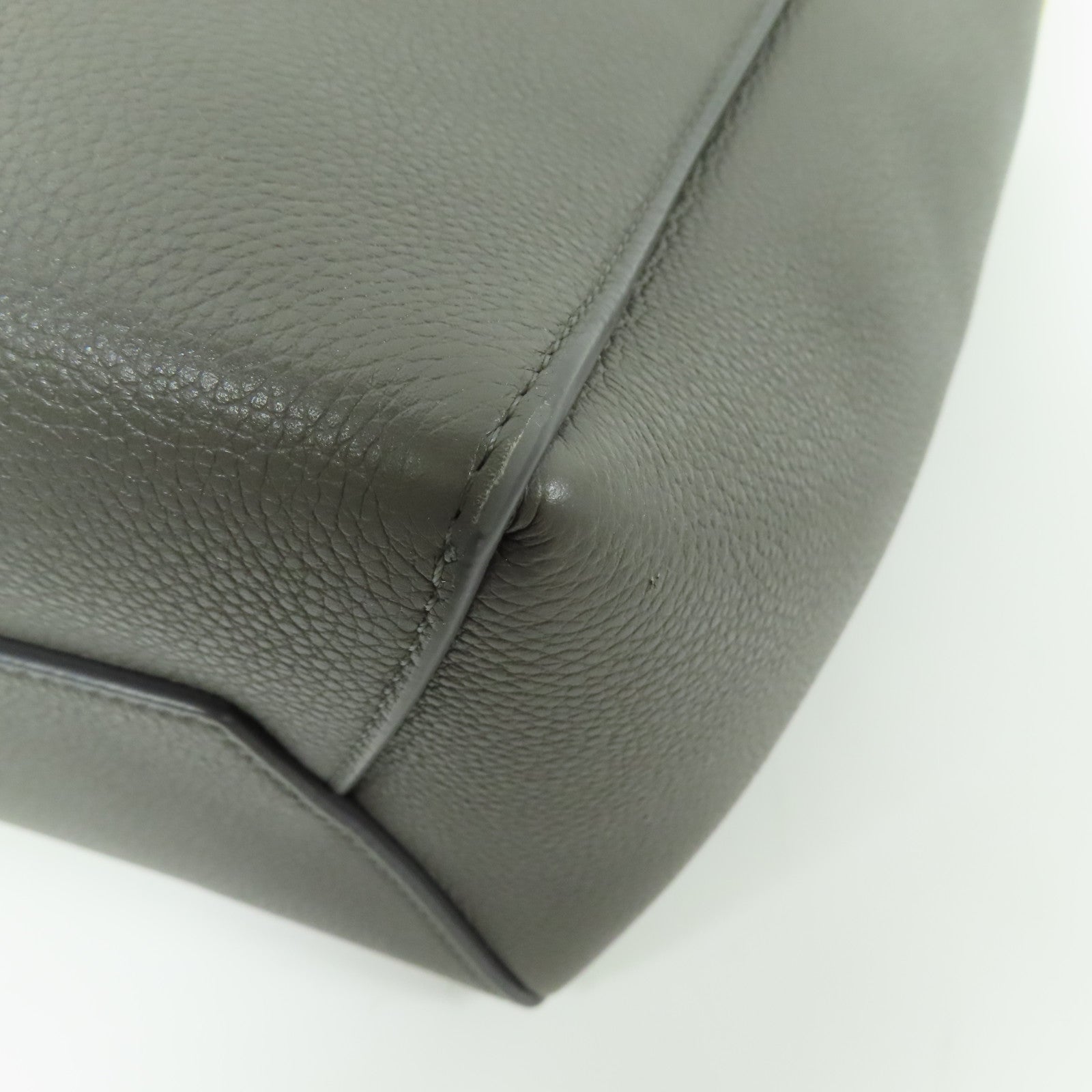 CELINE 牛皮皮革Sangle Bucket金扣肩背袋