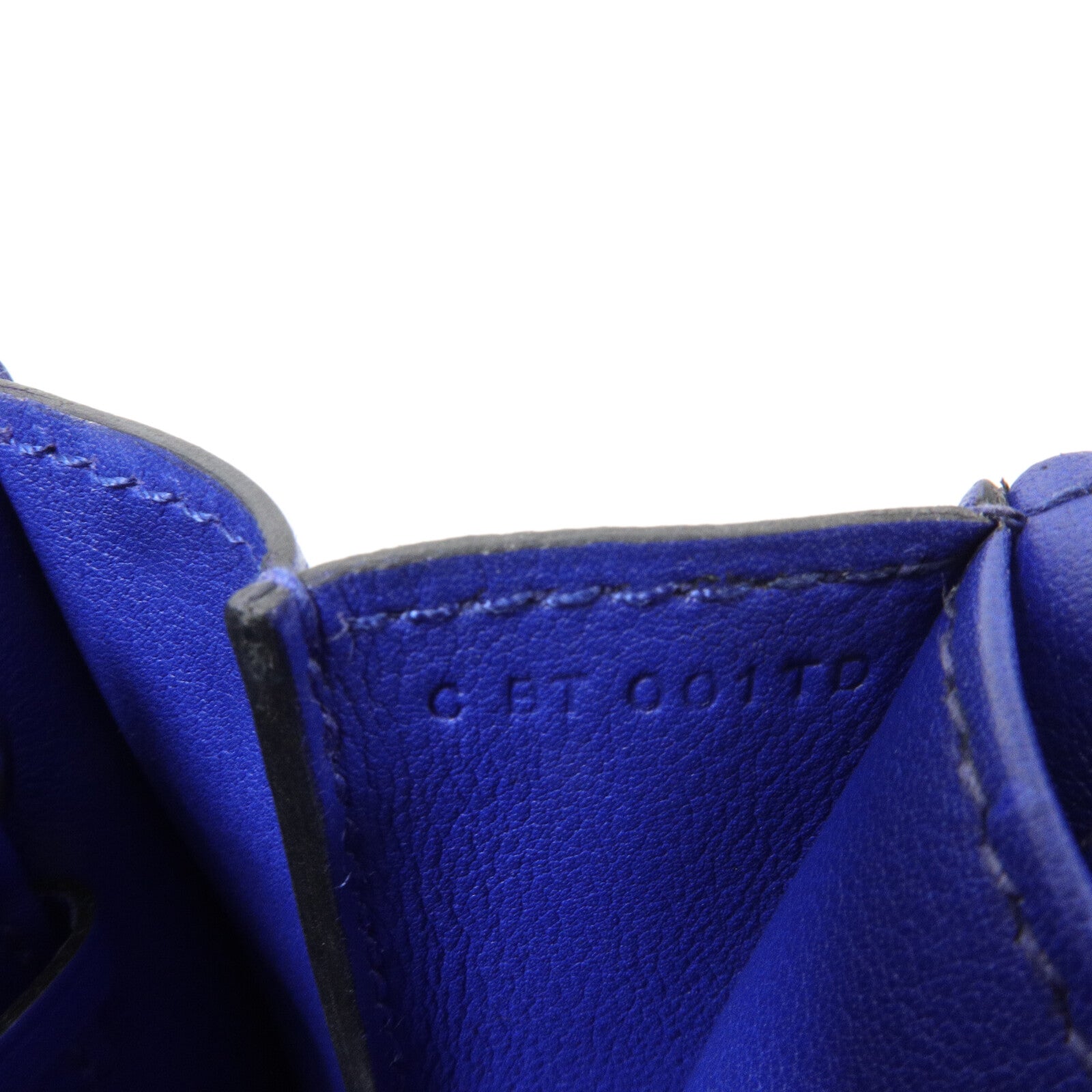 HERMES Swift皮革Mini Halzan手挽肩背兩用袋Electric Blue