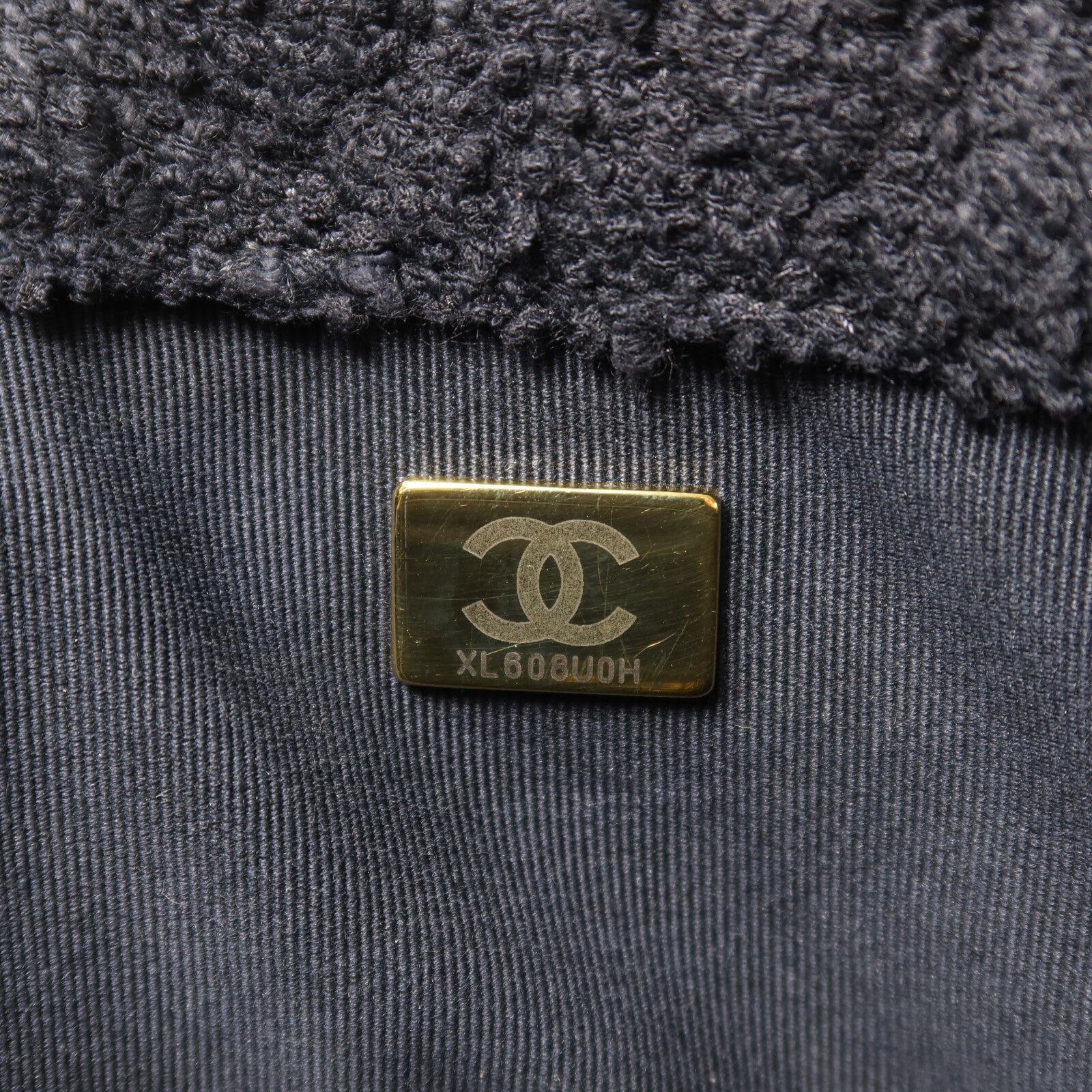 CHANEL 羊皮皮革/Tweed Chain Shoulder Bag鏈帶手挽肩背兩用袋