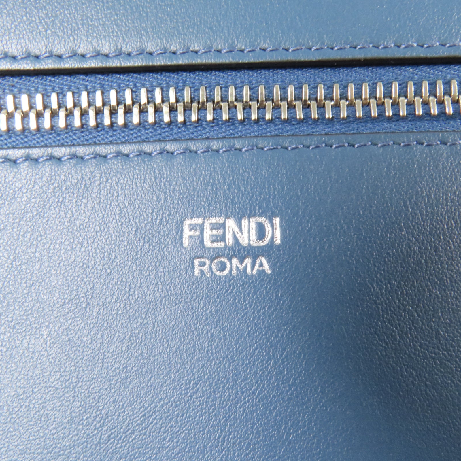 FENDI 帆布/天鵝絨Roll Large肩背袋