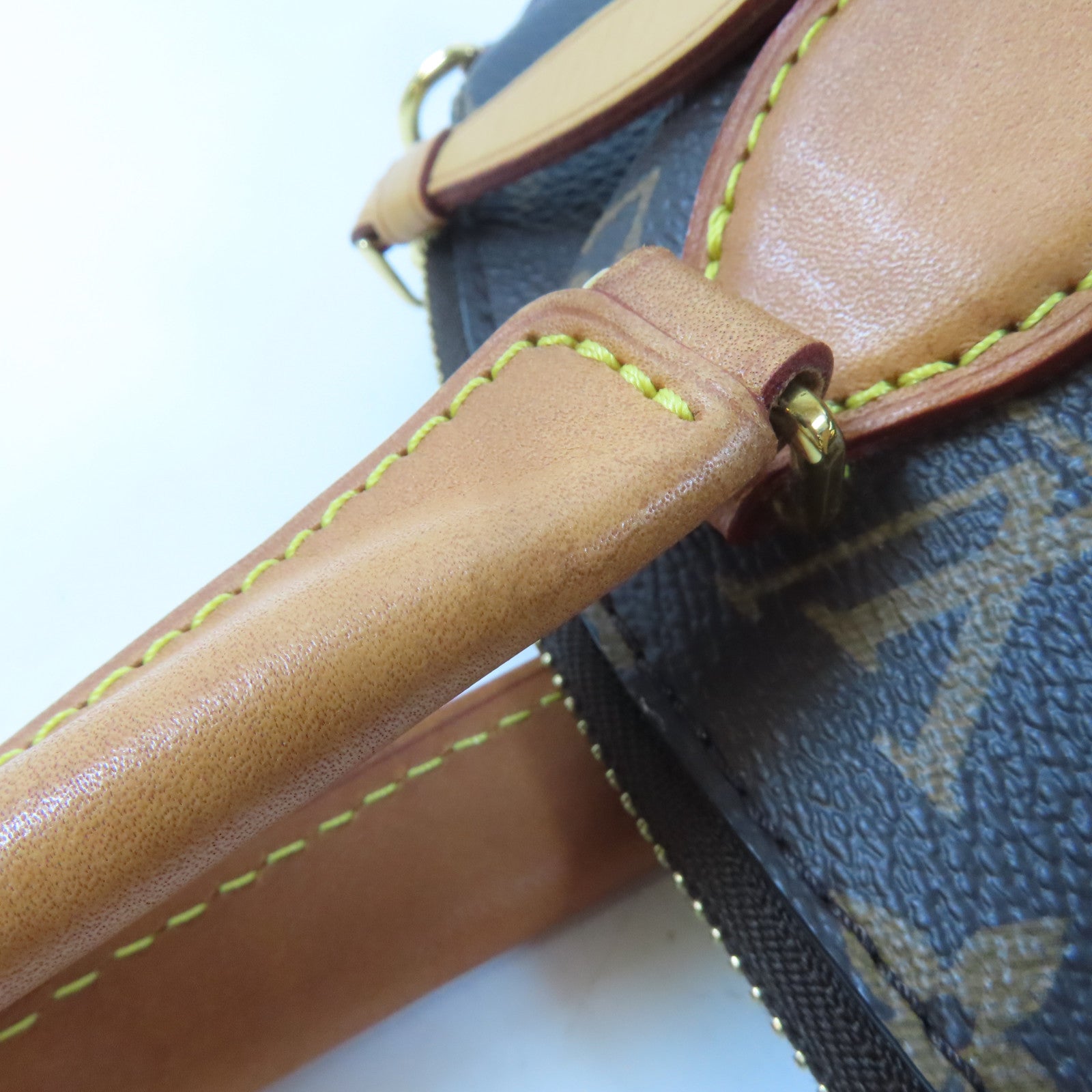 LOUIS VUITTON 【激減優惠】Monogram Rivoli PM金扣手挽肩背兩用袋棕色
