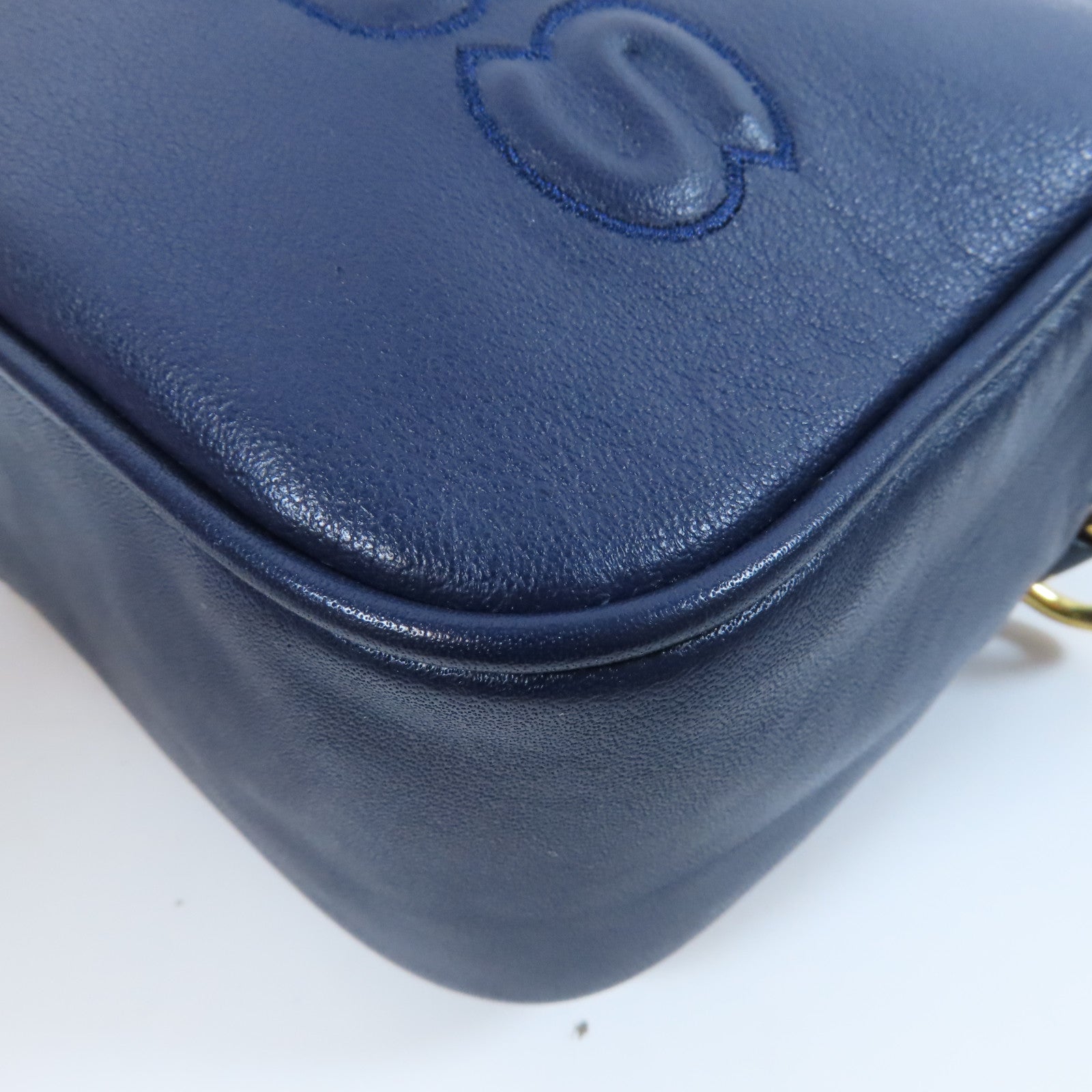 MARC JACOBS 【激減優惠】牛皮皮革Shoulder Bag金扣肩背袋藍色/粉紅色