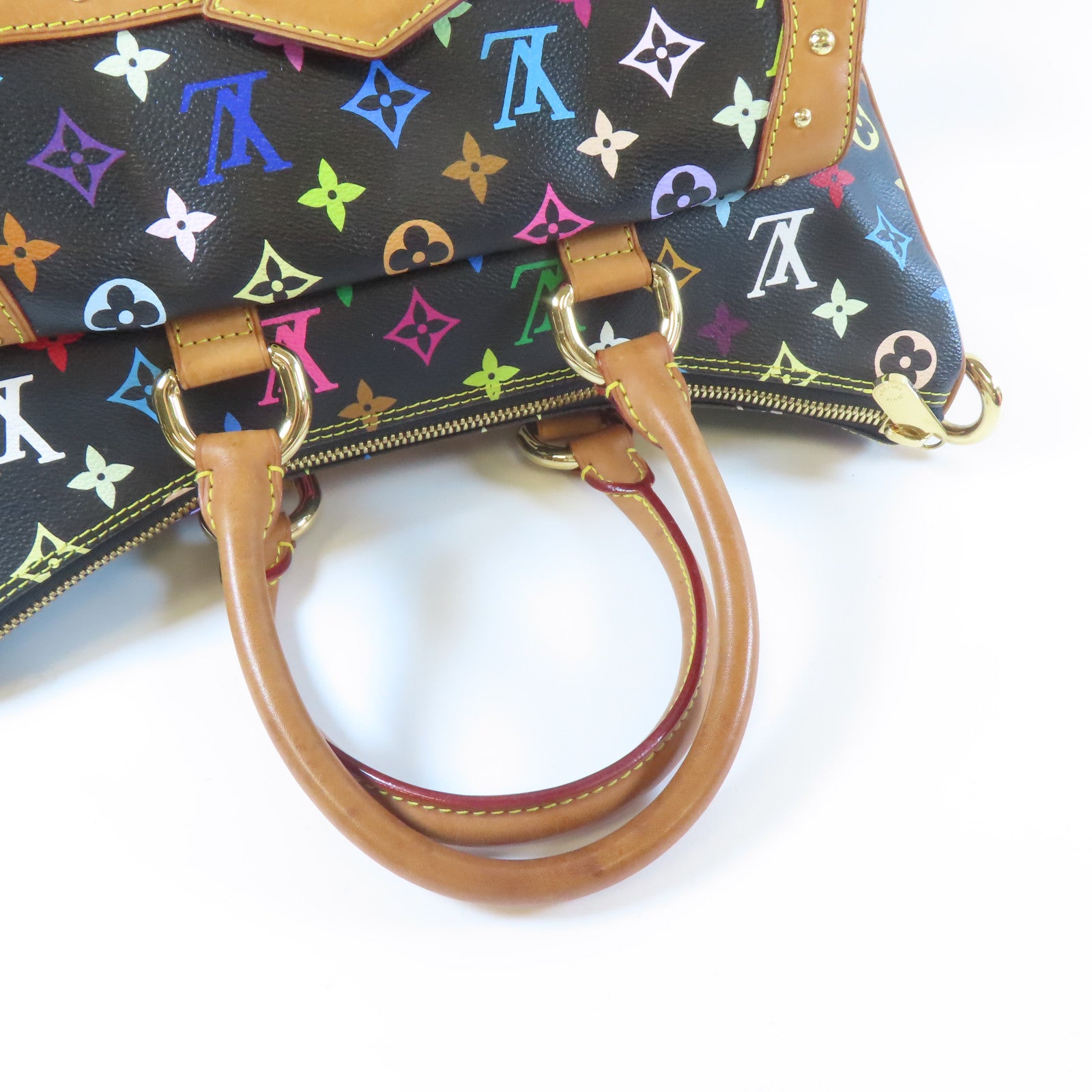 LOUIS VUITTON 【激減優惠】Monogram Multicolore Rita金扣手挽肩背兩用袋黑色/多色