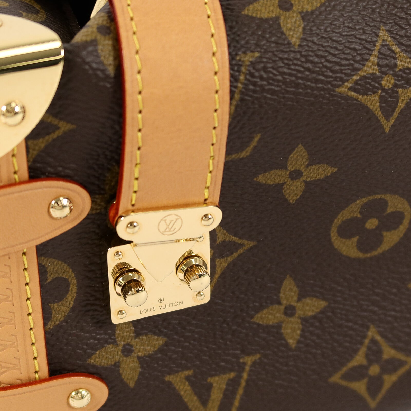 LOUIS VUITTON Monogram Side Trunk PM手挽肩背兩用袋
