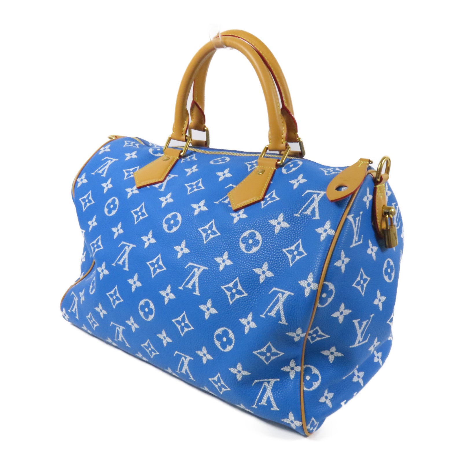 LOUIS VUITTON Monogram Calf Speedy P9 Bandouliere 40金扣手挽肩背兩用袋