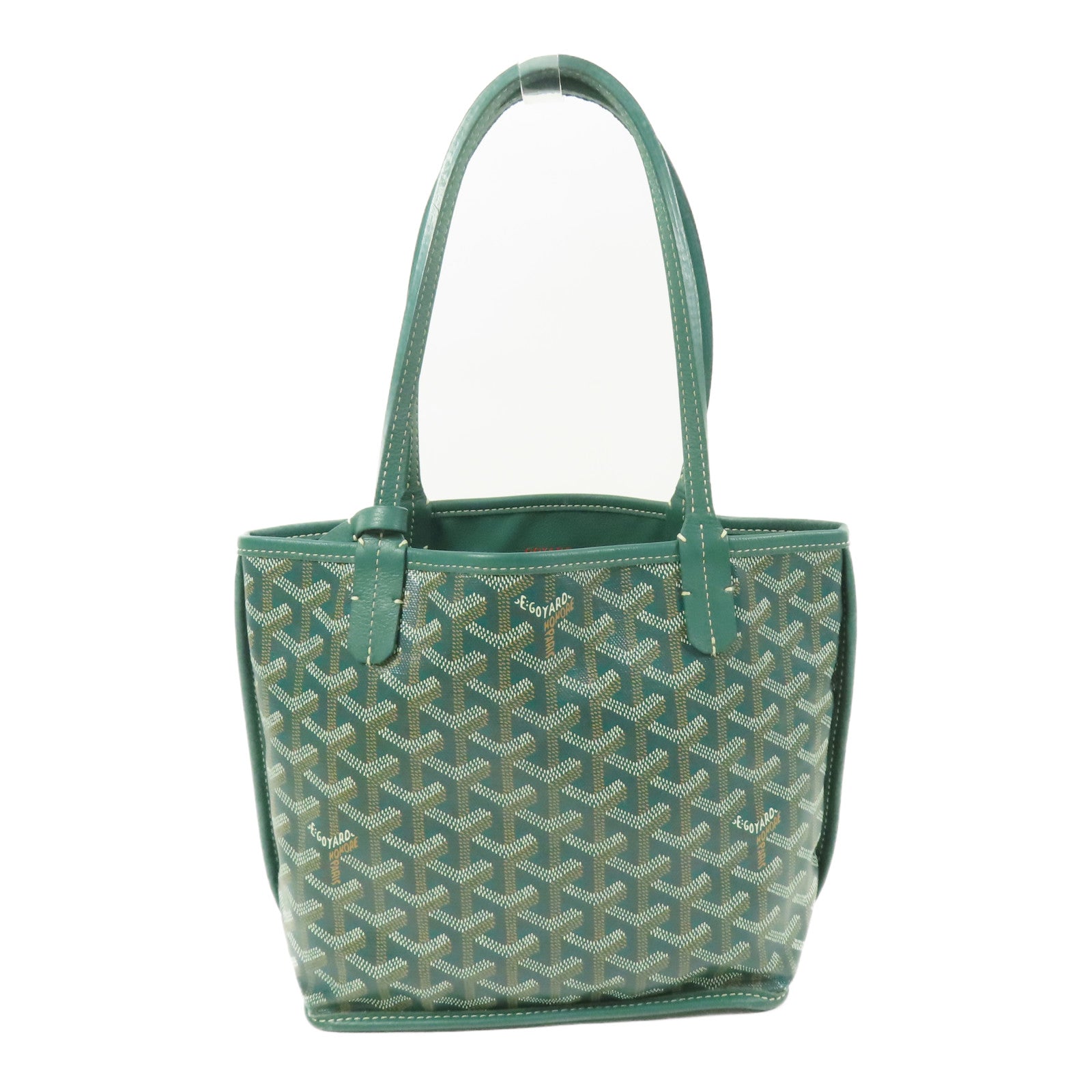 GOYARD PVC Anjou Mini銀扣肩背袋