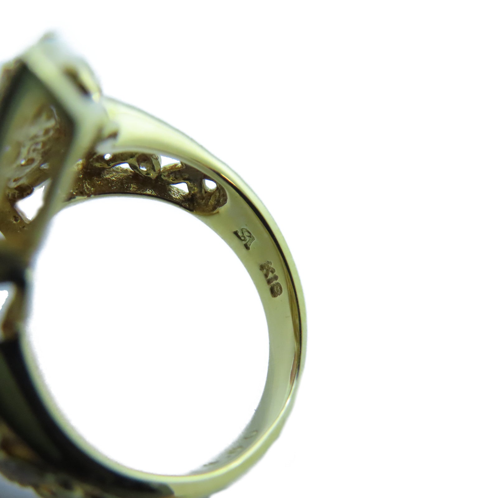 JEWELRY 【激減優惠】18K黃金Diamond Ring 1.00ct鑽石戒指US#4.5