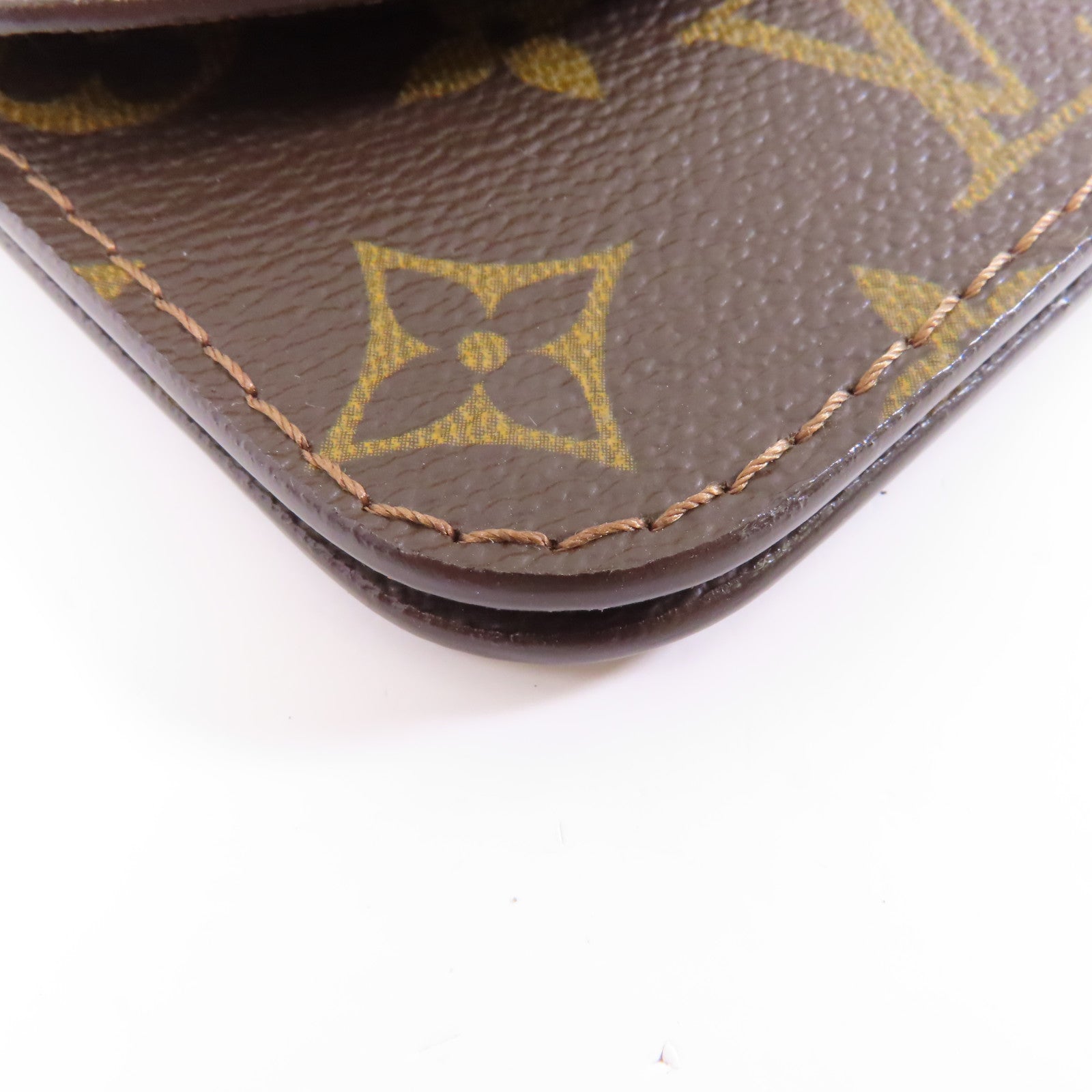 LOUIS VUITTON Monogram Ceinture Pochette#80金扣腰包啡色