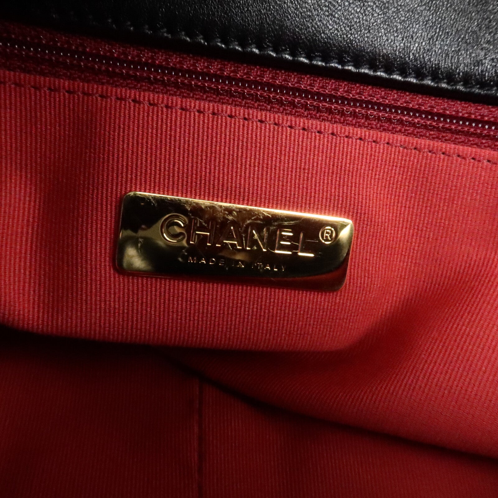 CHANEL 羊皮皮革Chanel 19 Large Shoulder Bag手挽肩背兩用袋