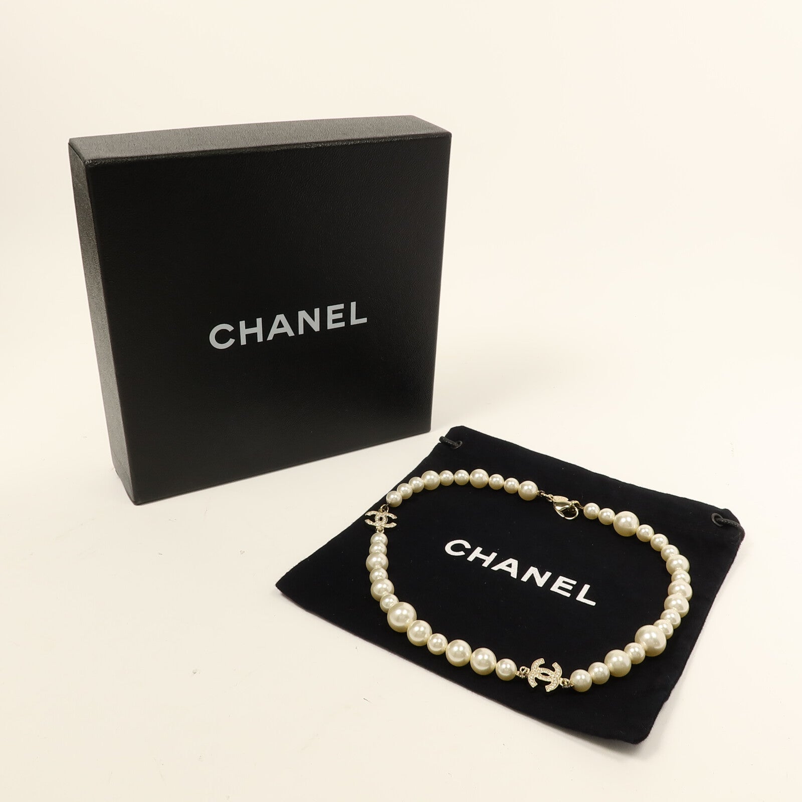 CHANEL 金屬/PVC Necklace項鍊