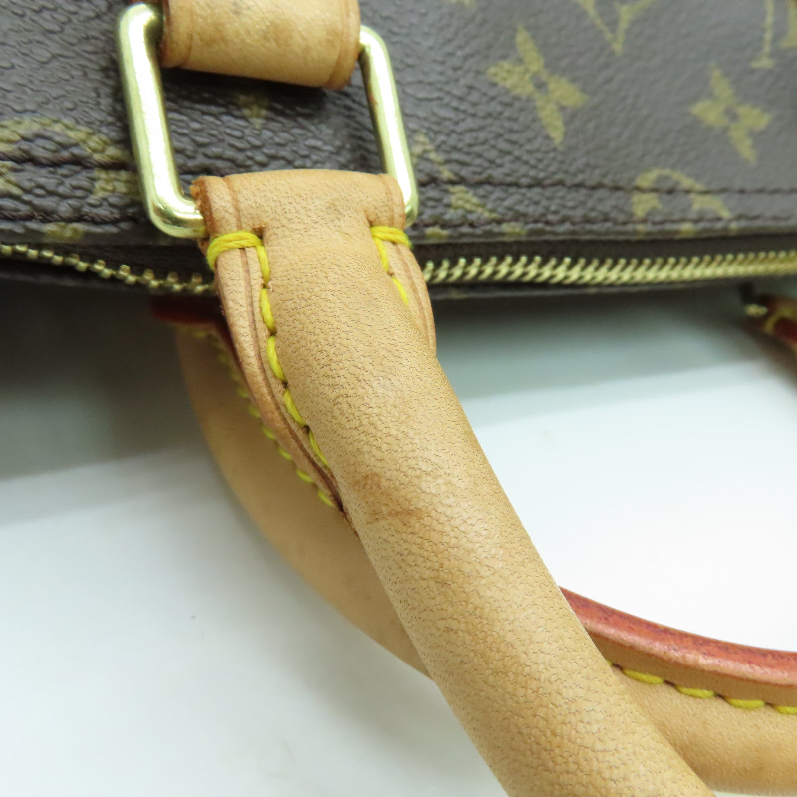 LOUIS VUITTON 【激減優惠】Monogram Speedy 35金扣手挽袋啡色