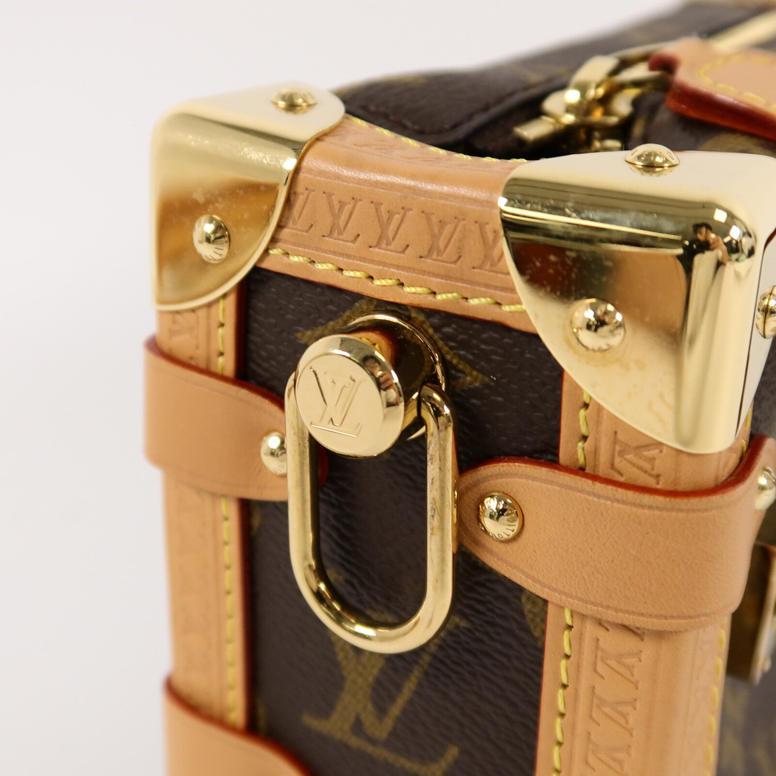 LOUIS VUITTON Monogram Side Trunk PM手挽肩背兩用袋