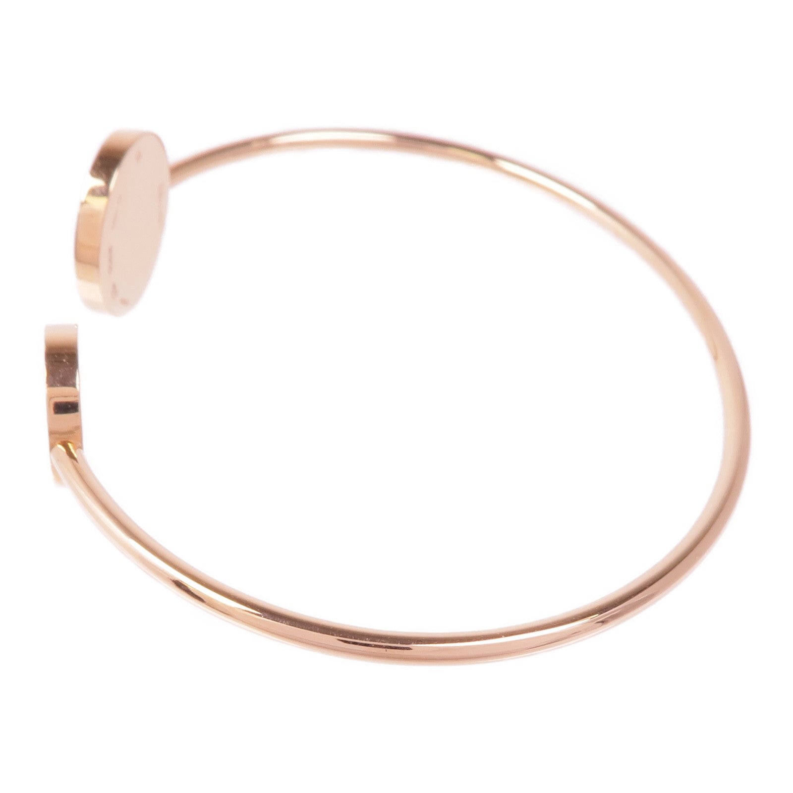 BVLGARI 18K玫瑰金Bvlgari Bvlgari Bracelet縞瑪瑙/鑽石手鐲