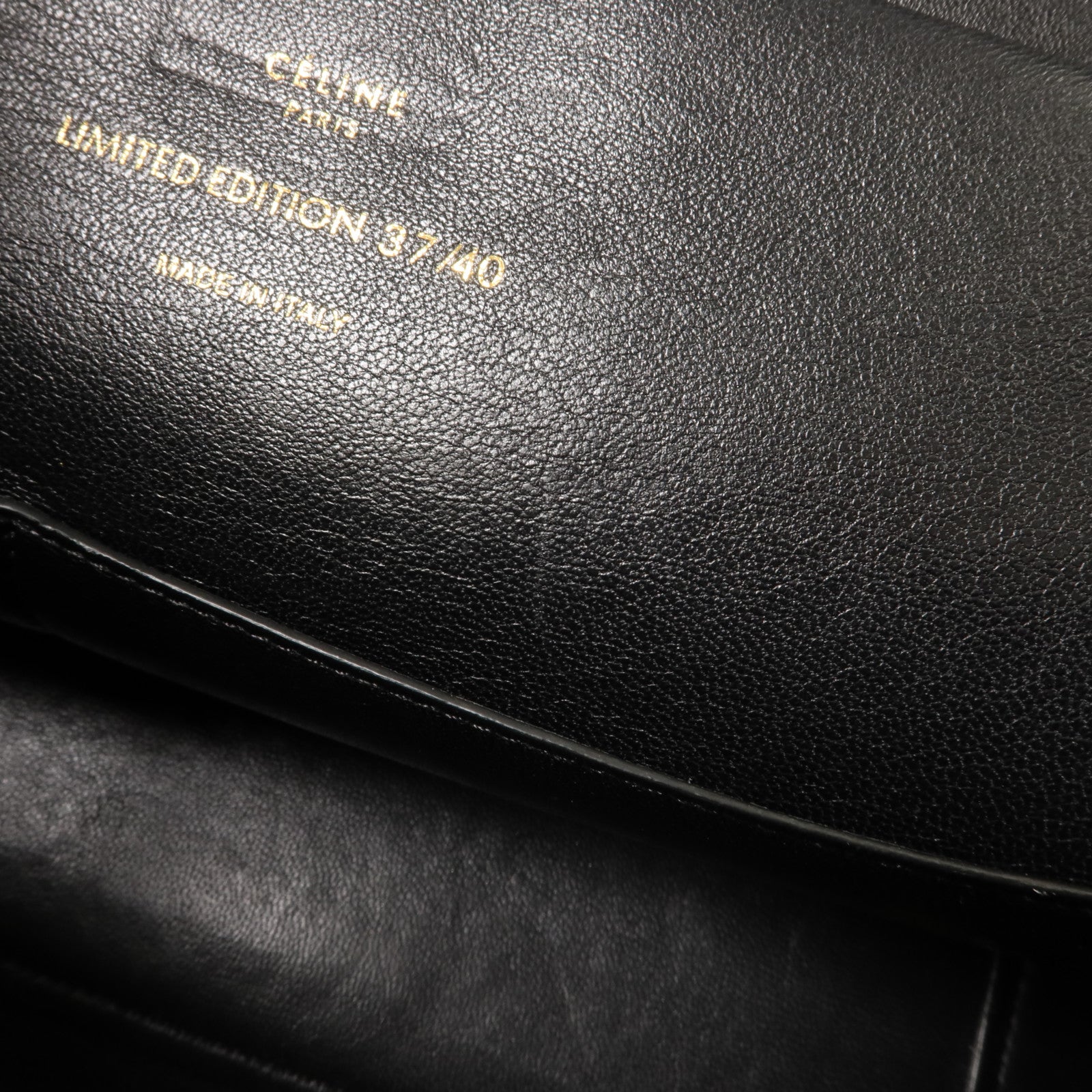 CELINE 牛皮皮革/馬毛Mirco Belt Bag肩背袋
