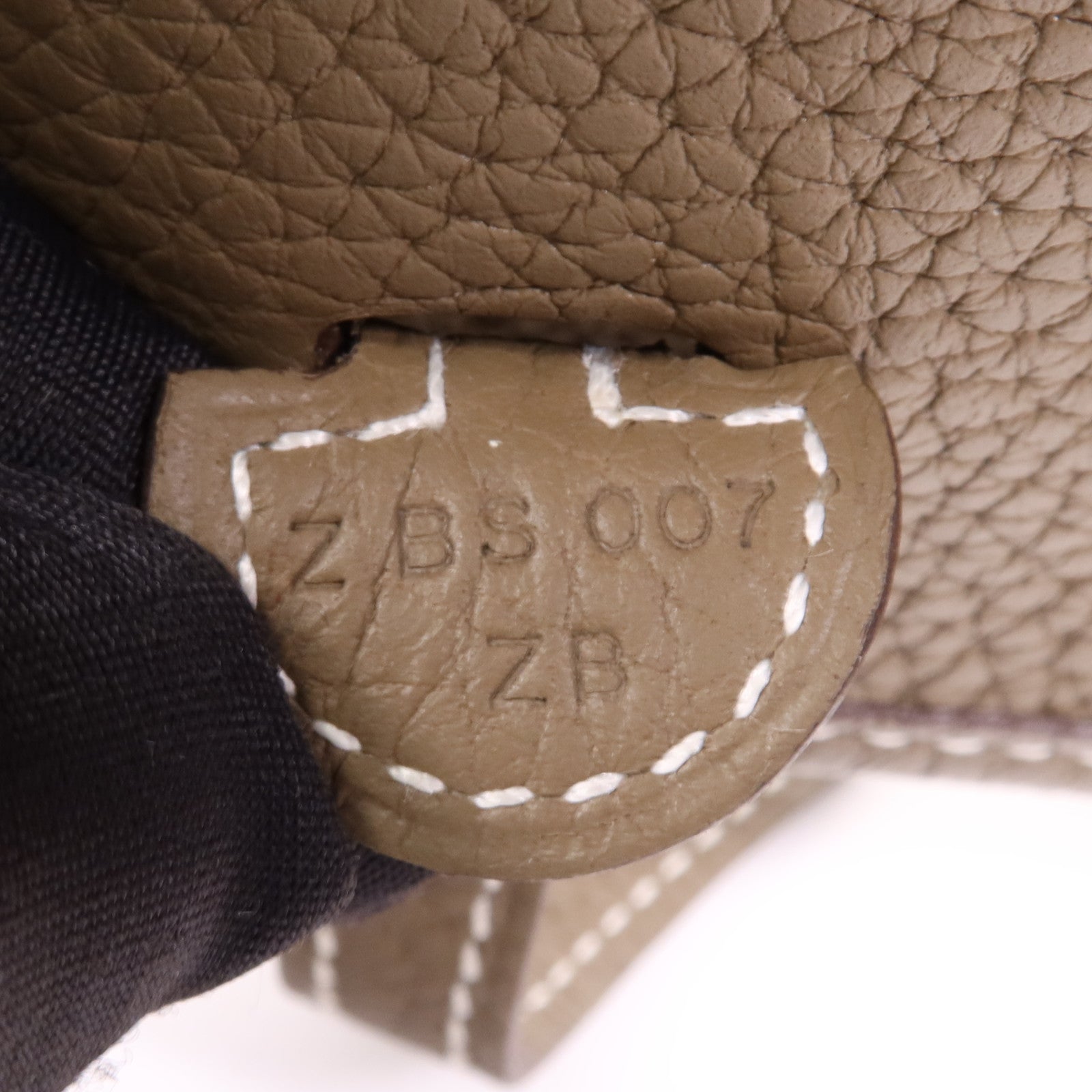 HERMES Clemence皮革Evelyne TPM金扣肩背袋Etoupe