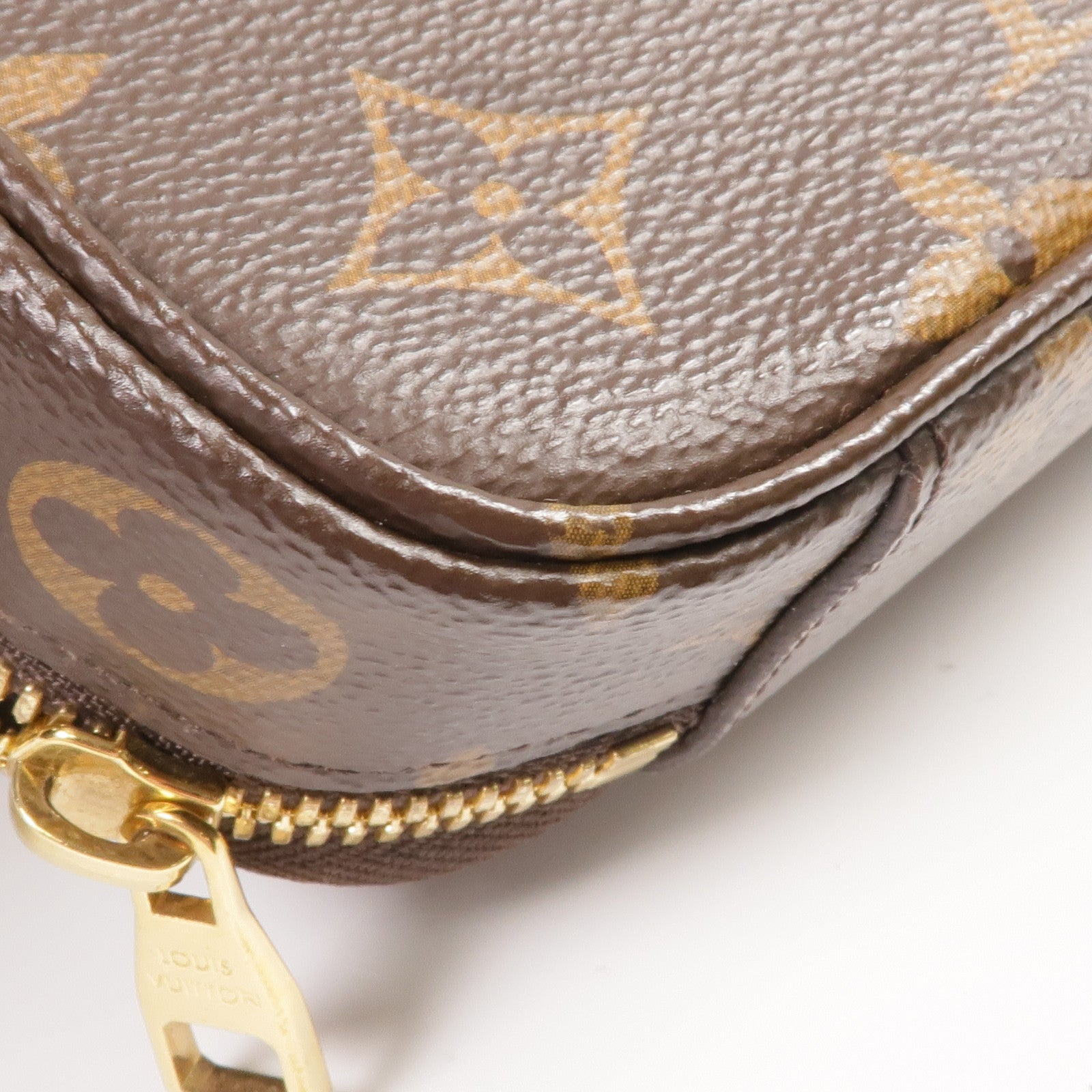 LOUIS VUITTON Monogram Utility金扣手挽肩背兩用袋棕色