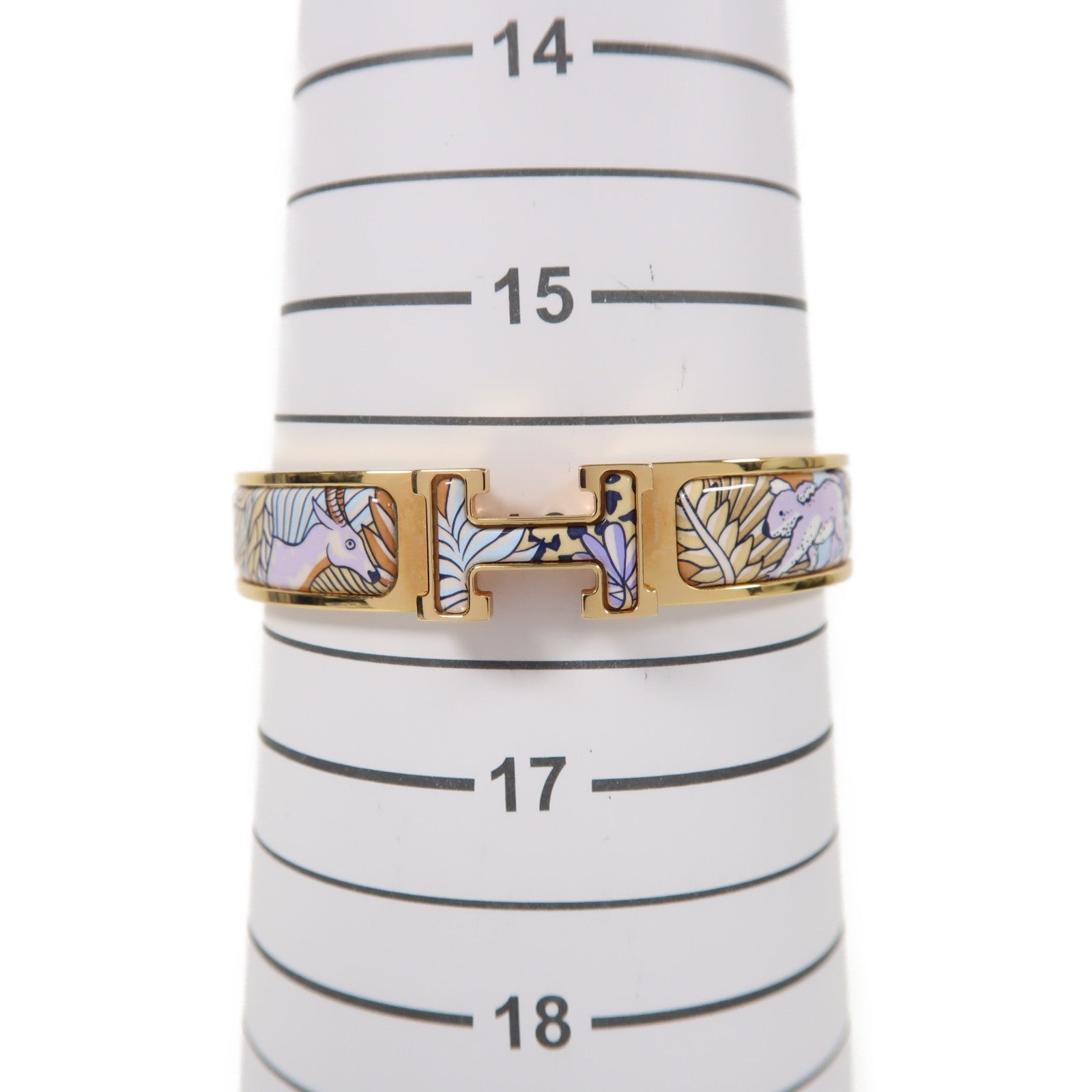 HERMES 金屬Clic H手鐲金色/多色