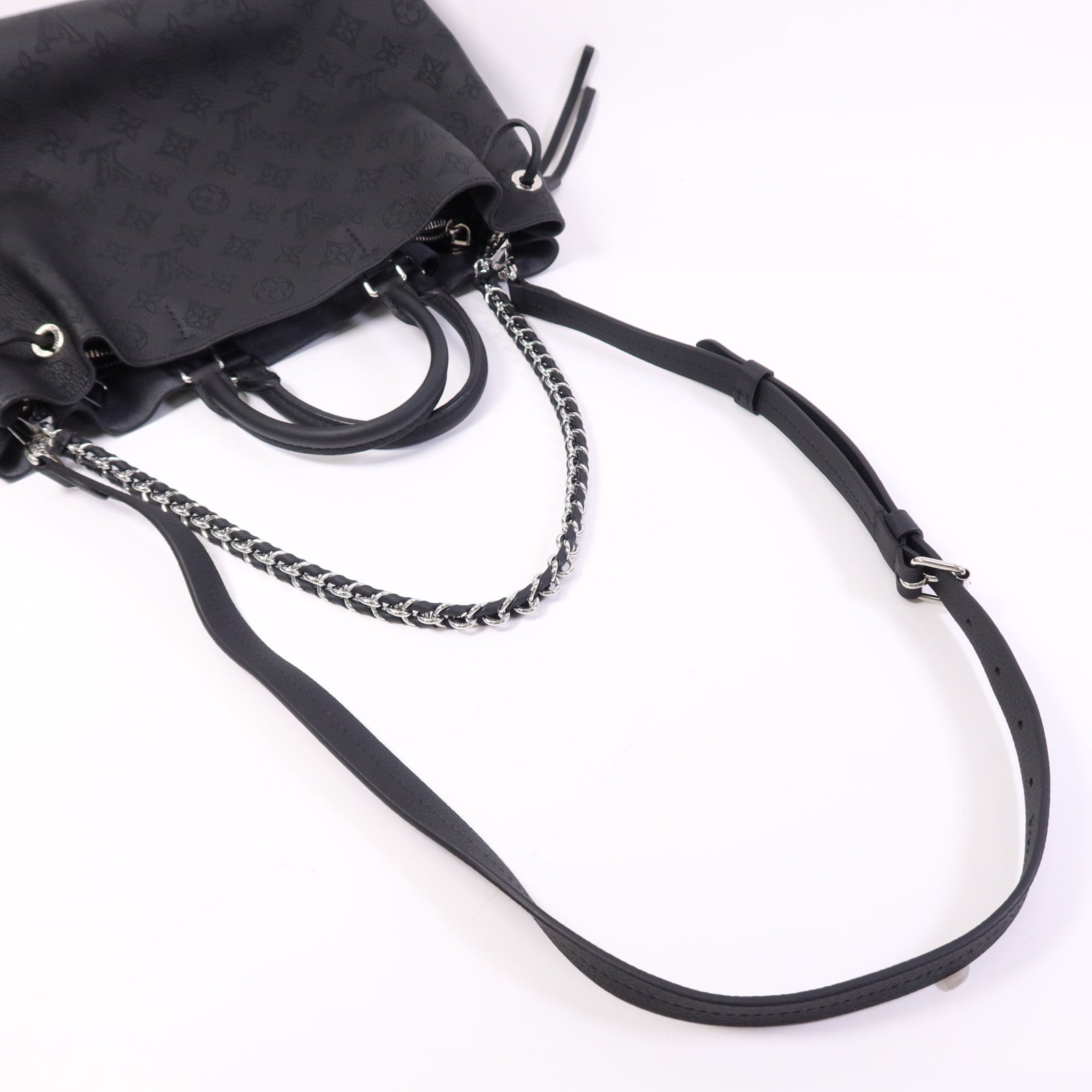 LOUIS VUITTON Mahina Bella Tote銀扣手挽肩背兩用袋