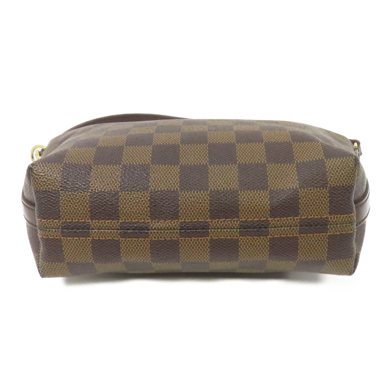 LOUIS VUITTON Damier Illovo PM金扣肩背袋棕色