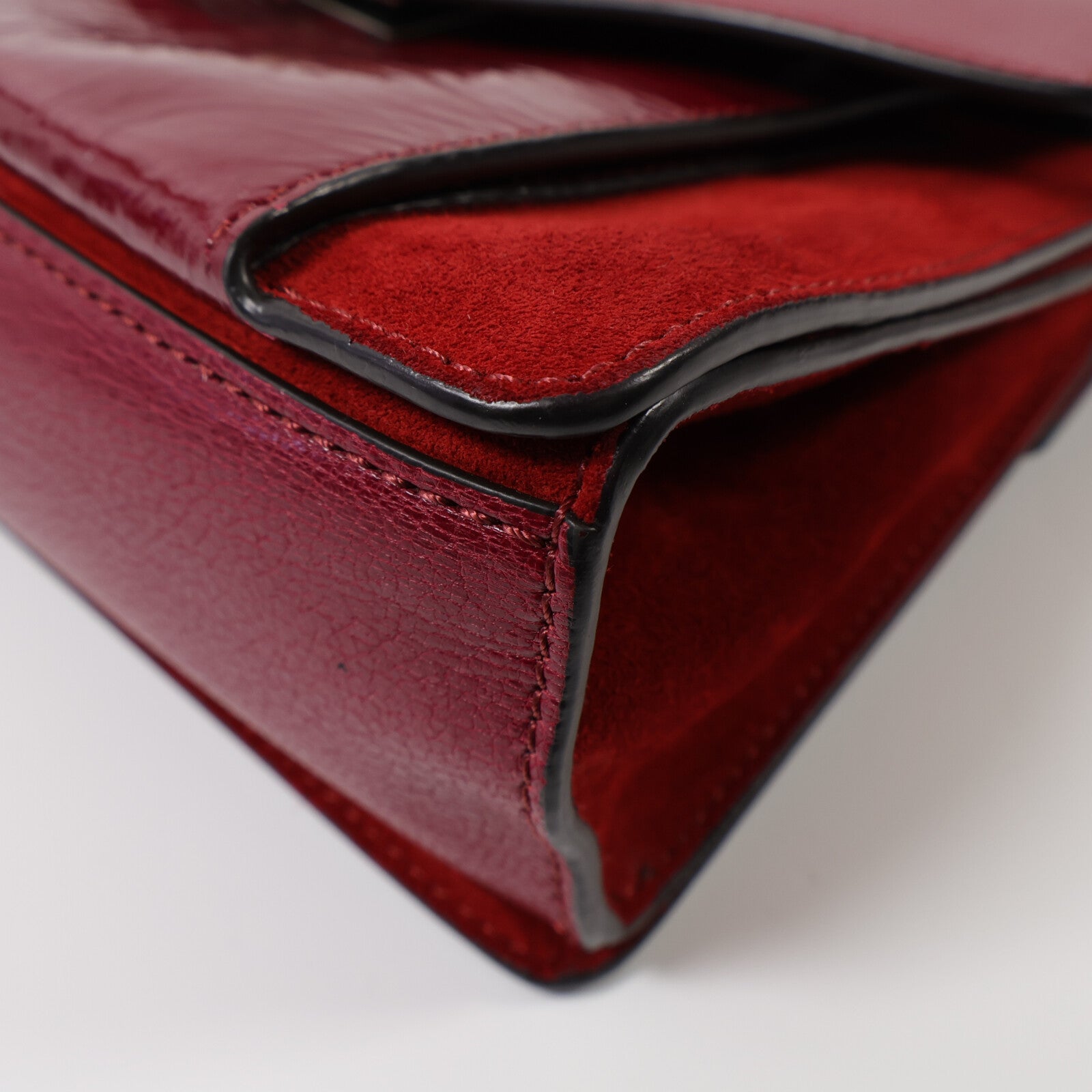 GIVENCHY 牛皮皮革Chain Shoulder銀扣鏈帶肩背袋