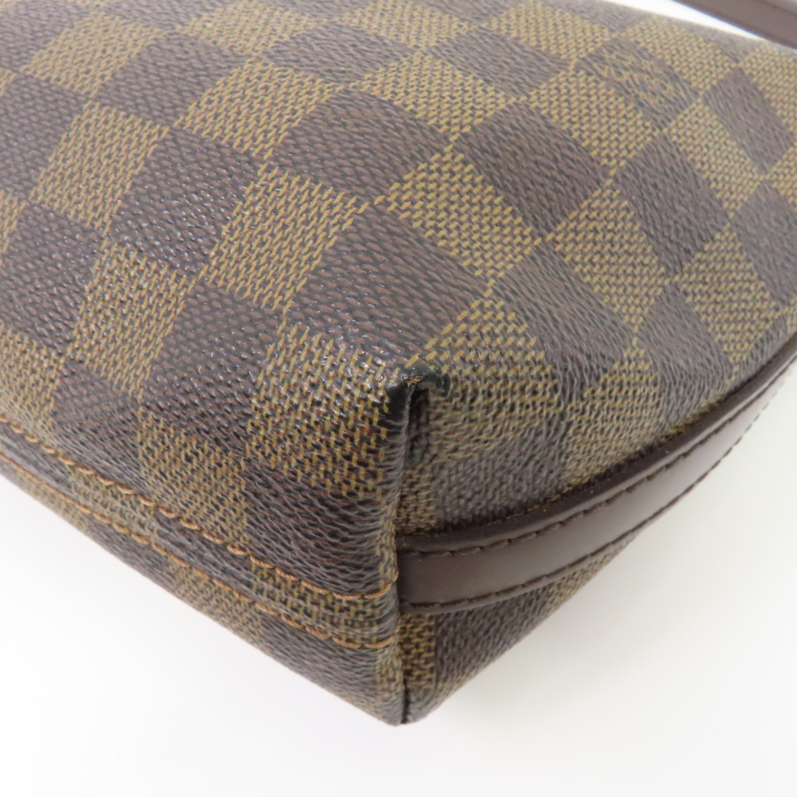 LOUIS VUITTON Damier Illovo PM金扣肩背袋棕色