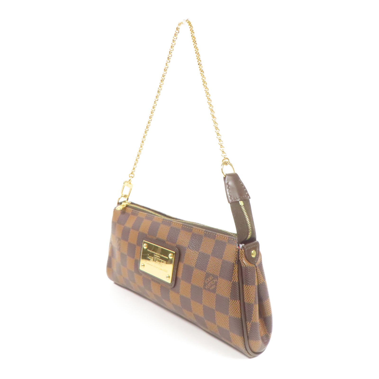 LOUIS VUITTON LV GHW Eva 2way Shoulder Bag N55213 Damier Brown
