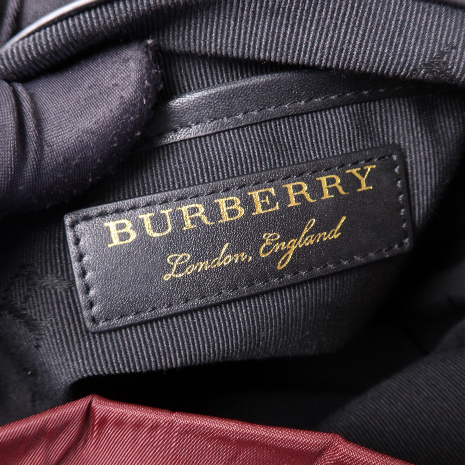 BURBERRY 尼龍Backpack金扣背包