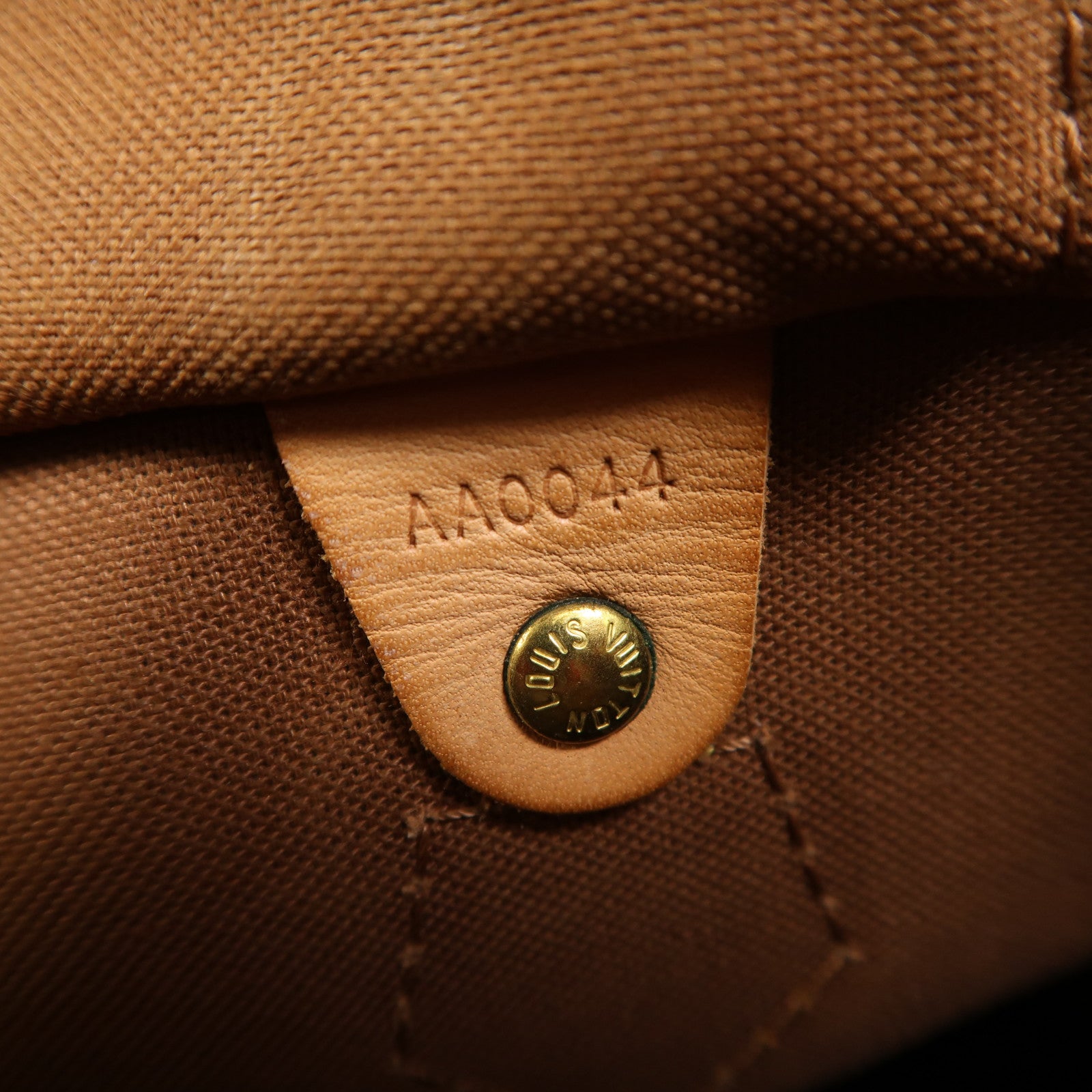 LOUIS VUITTON Monogram Speedy 30金扣手挽袋