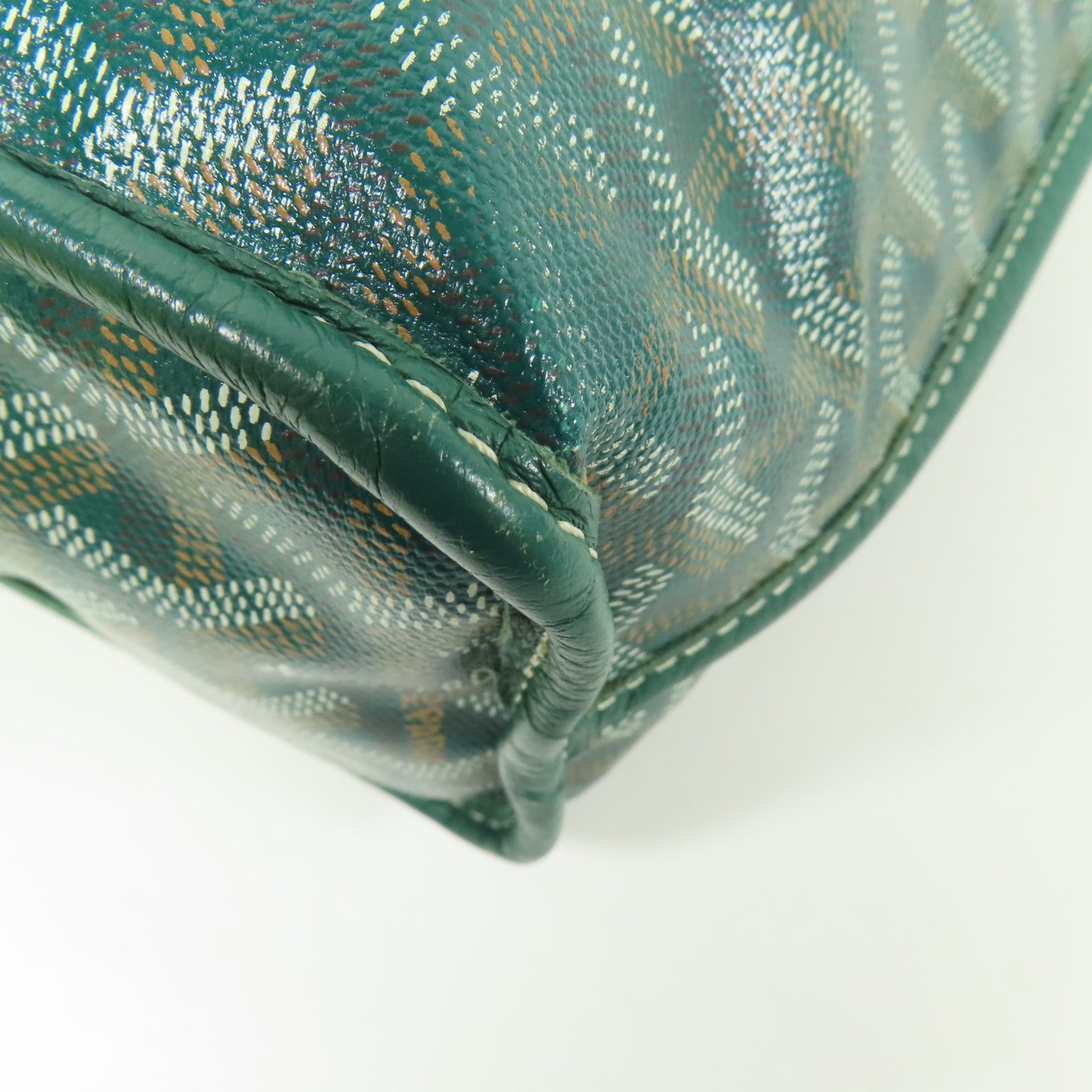 GOYARD PVC Anjou Mini銀扣肩背袋