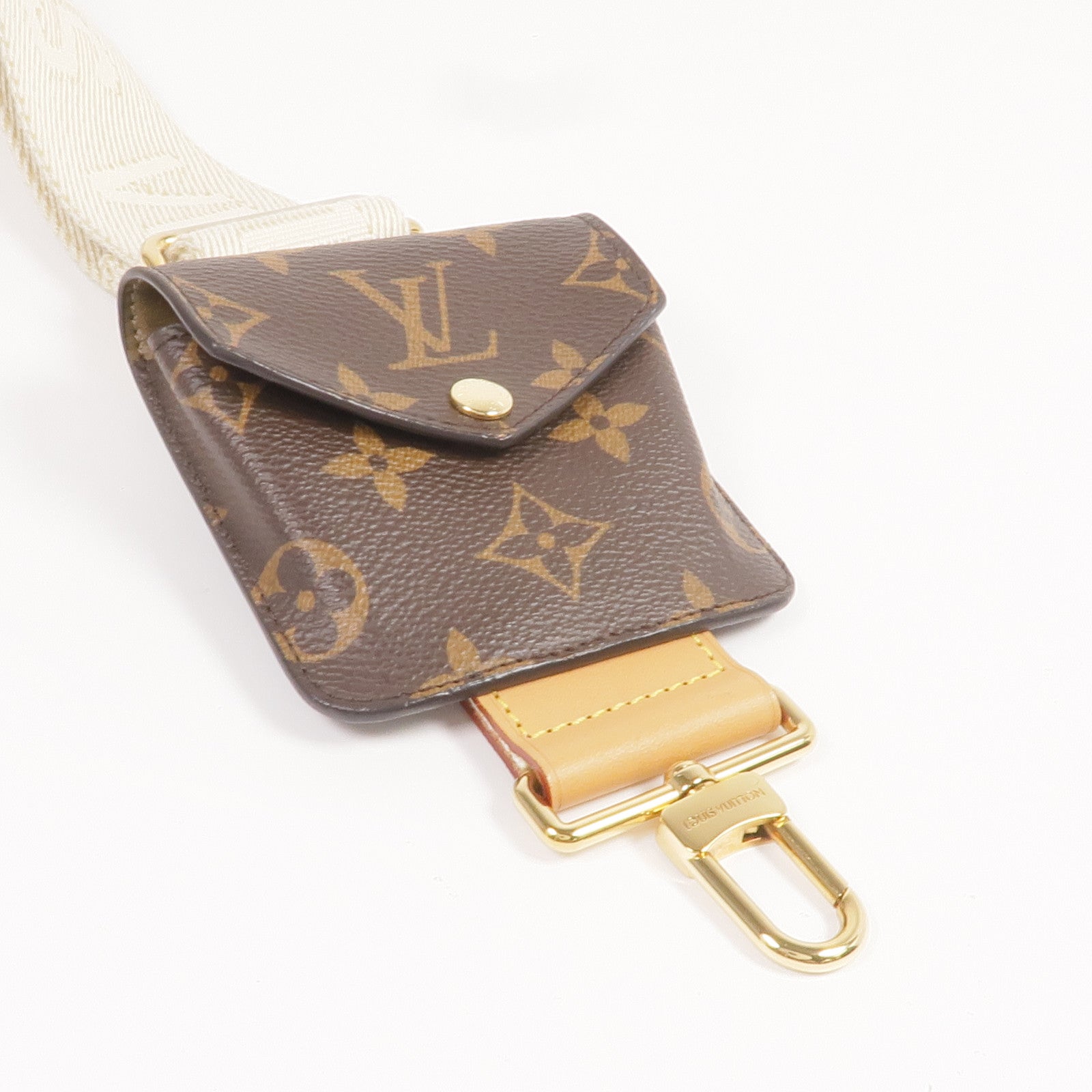 LOUIS VUITTON Monogram Utility金扣手挽肩背兩用袋棕色
